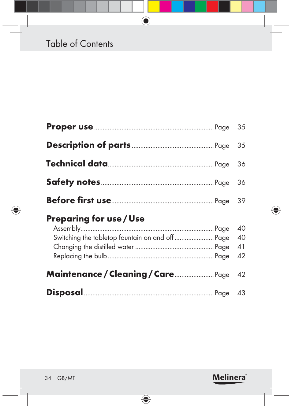 Melinera Z30094C-BS User Manual | Page 34 / 56