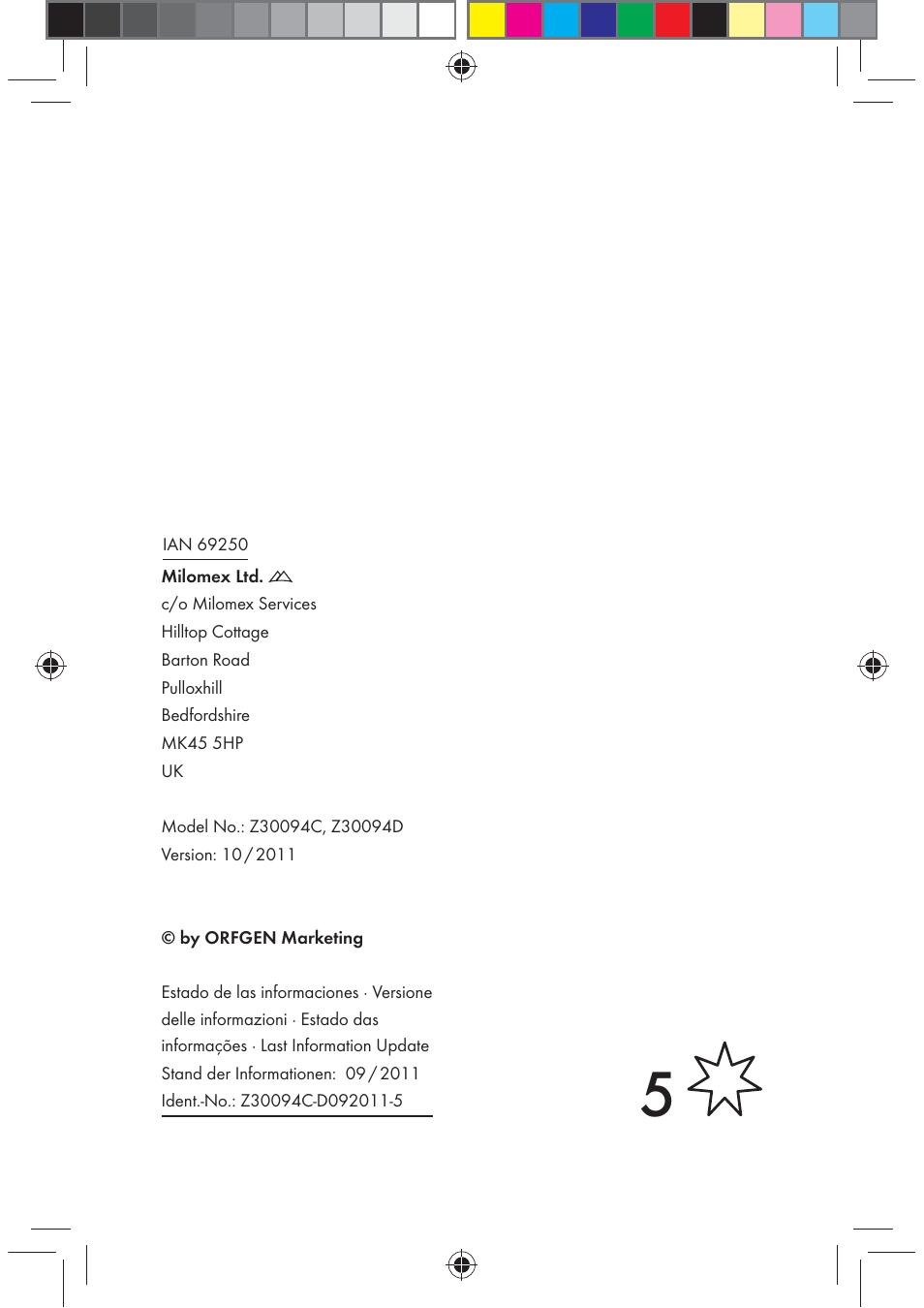 Melinera Z30094C-BS User Manual | Page 56 / 56