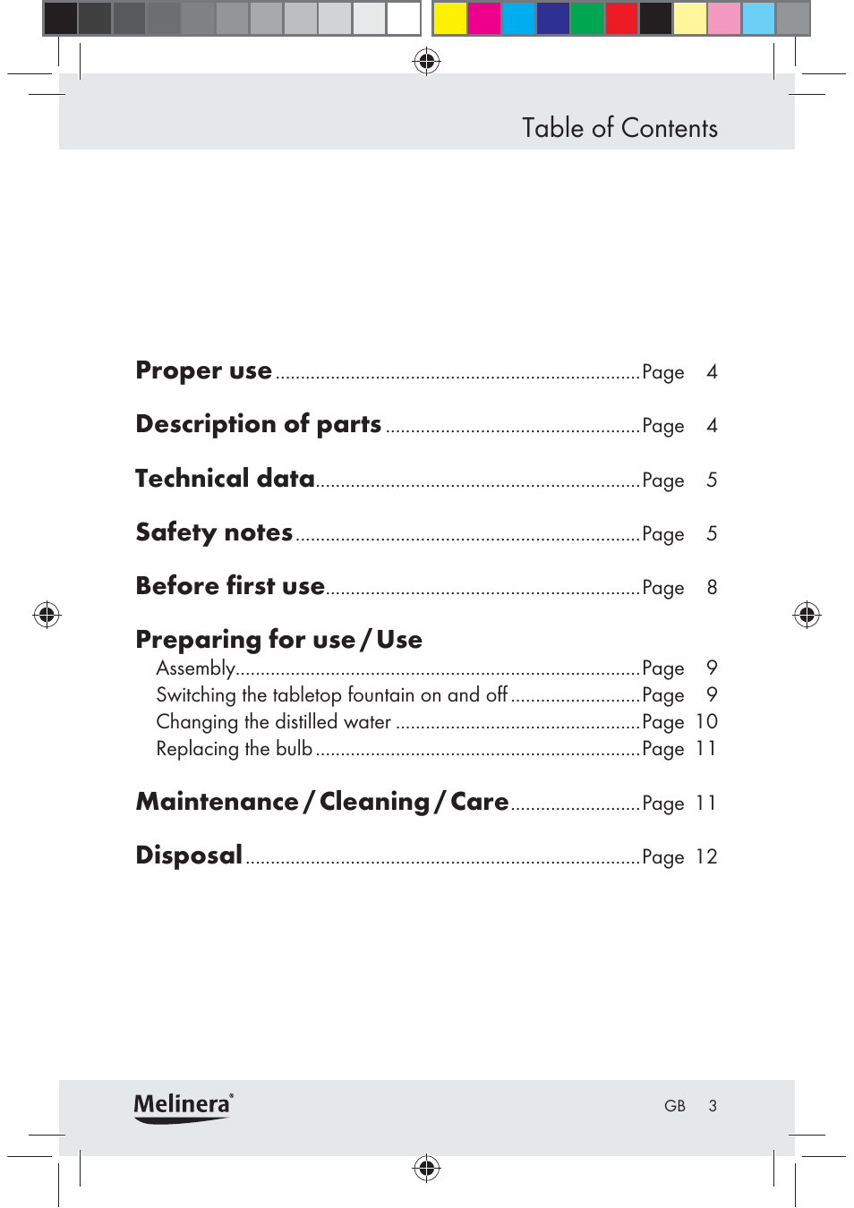 Melinera Z30094C-BS User Manual | Page 3 / 85