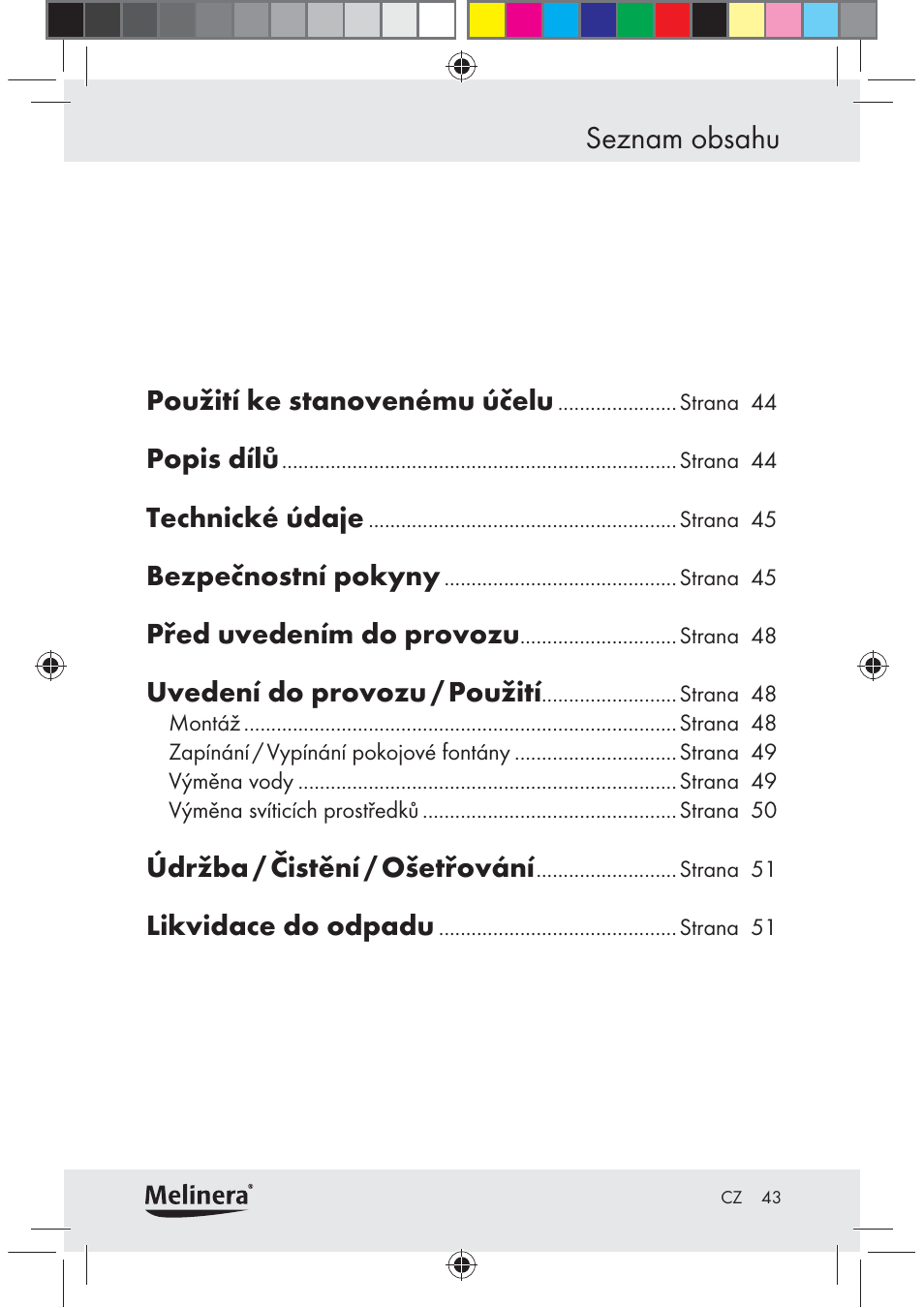 Melinera Z30094C-BS User Manual | Page 43 / 85