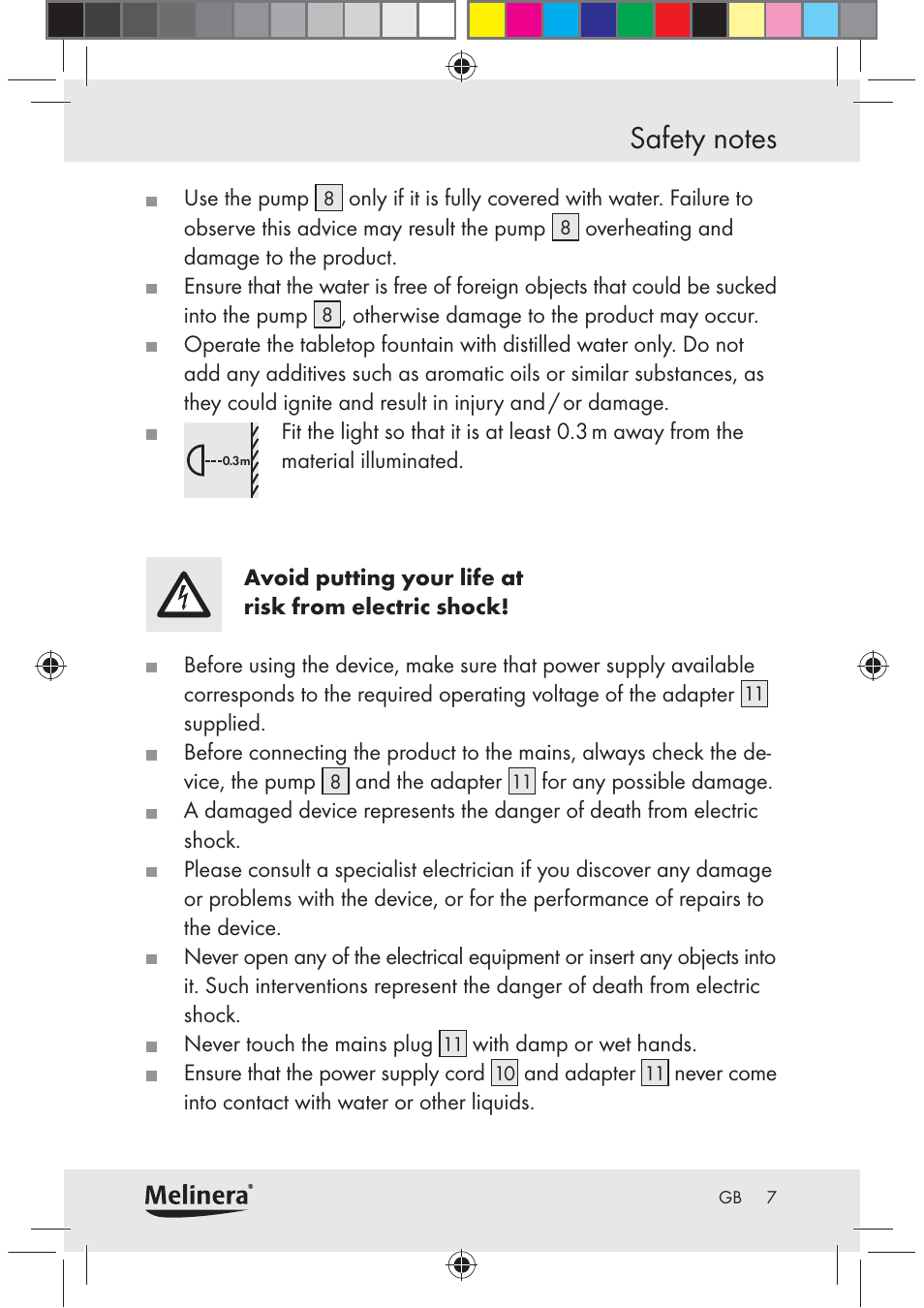 Melinera Z30094C-BS User Manual | Page 7 / 85