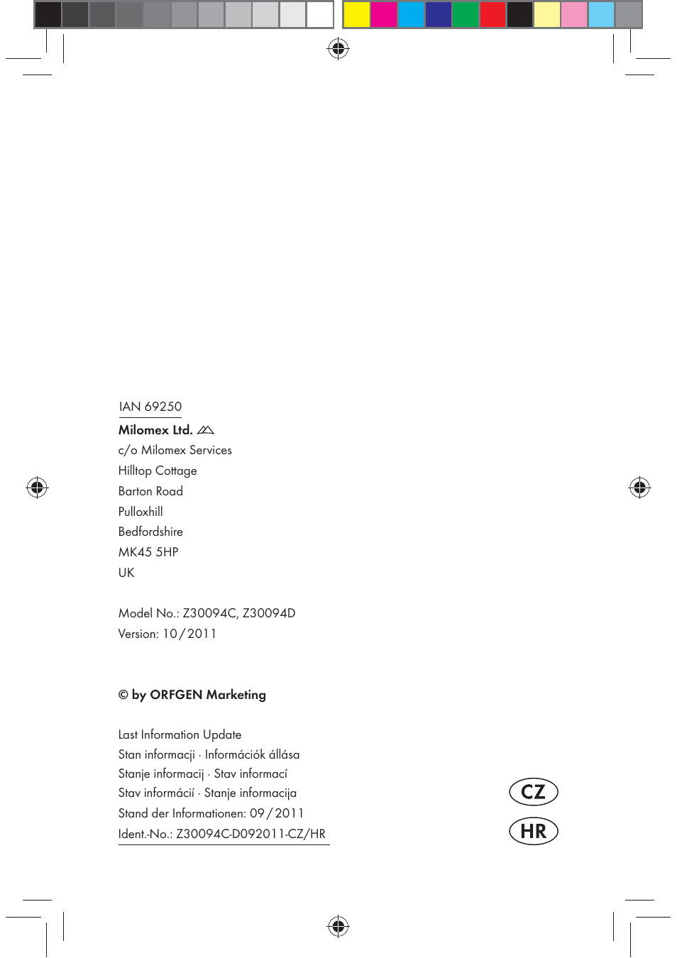 Melinera Z30094C-BS User Manual | Page 85 / 85