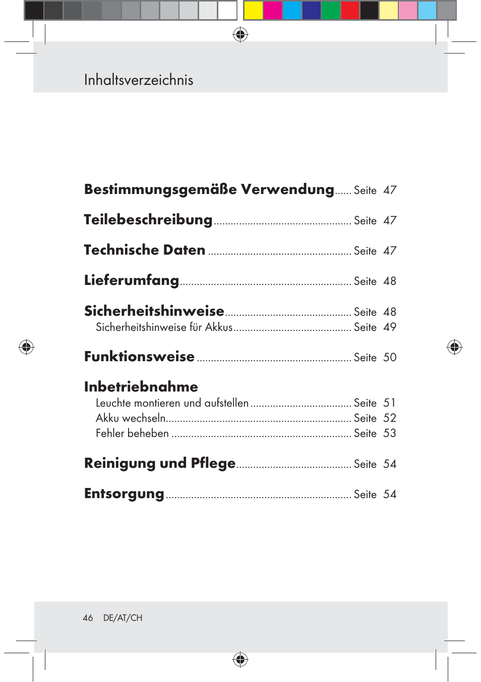 Melinera Z29617 User Manual | Page 46 / 56