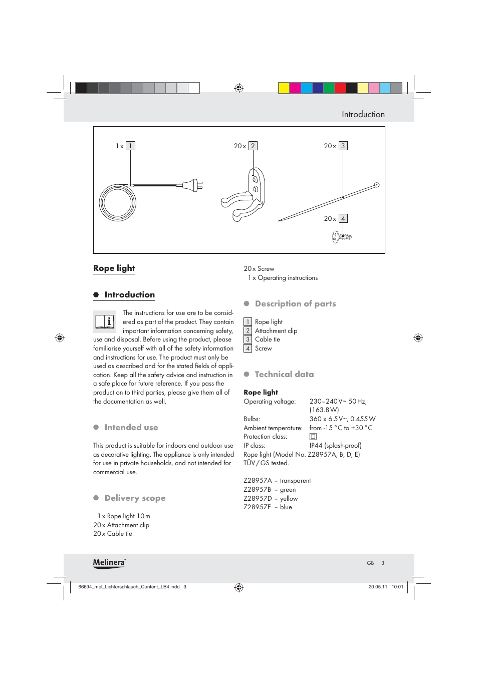 Melinera Z28957 User Manual | 25 pages