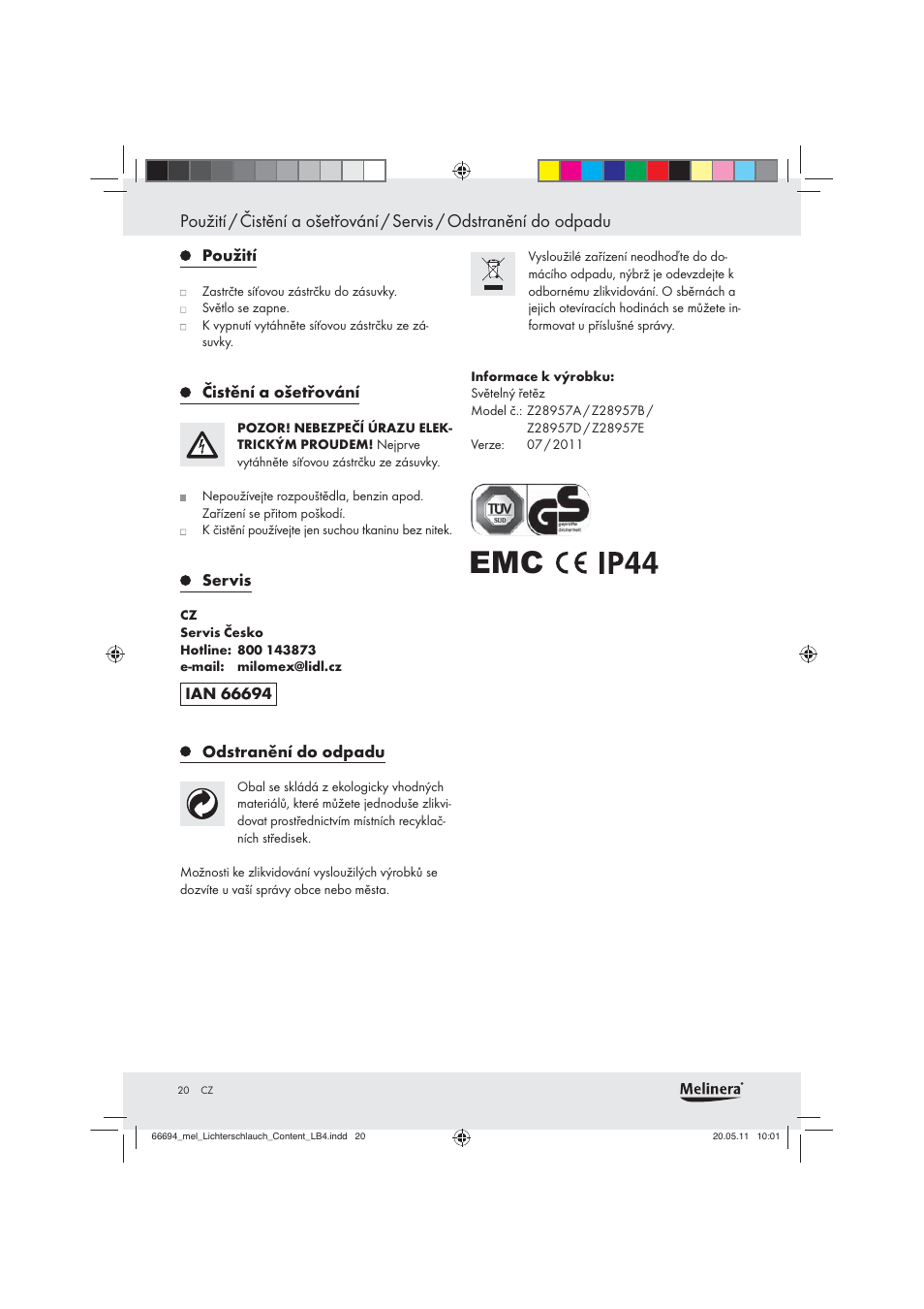 Melinera Z28957 User Manual | Page 18 / 25