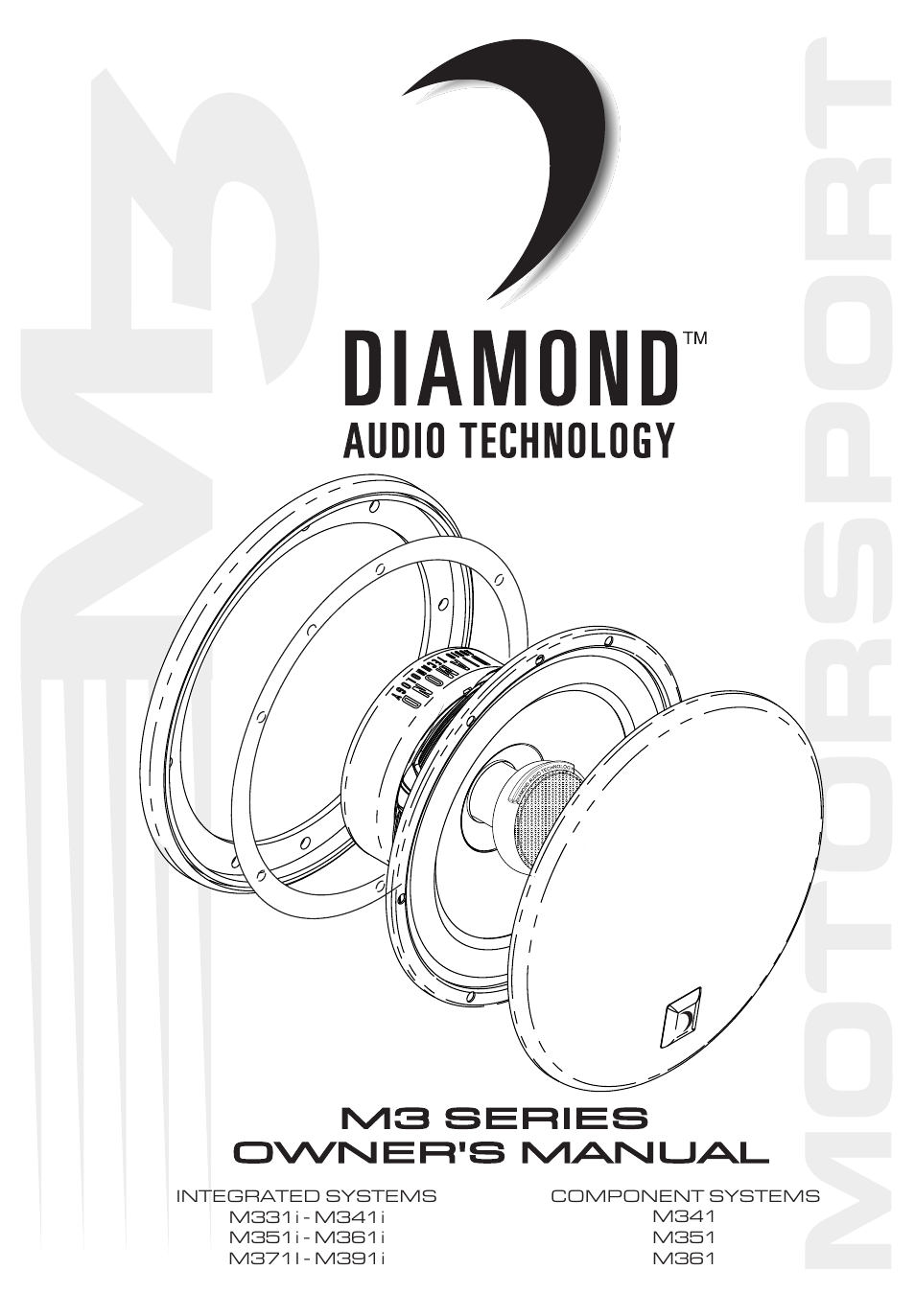 Diamond Audio Technology M341 User Manual | 12 pages