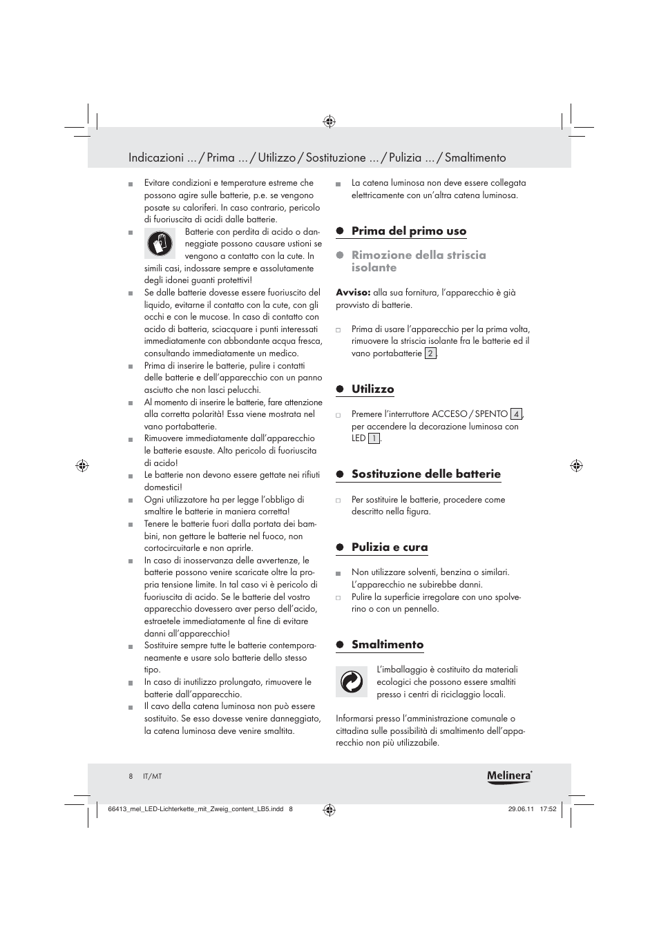 Melinera Z30906A / Z30906B / Z30906C User Manual | Page 6 / 16