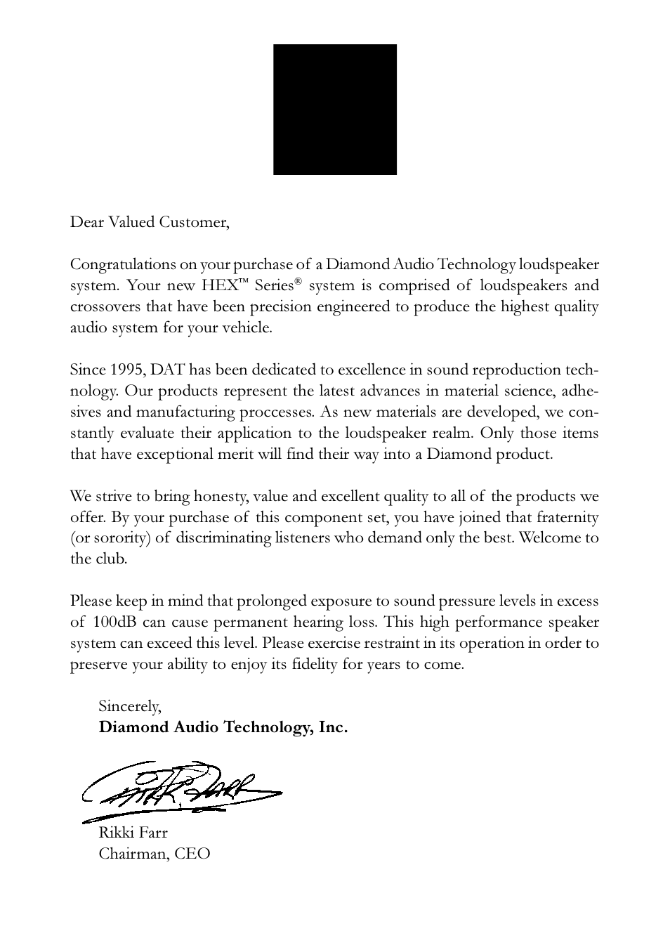 Diamond Audio Technology S400 User Manual | Page 3 / 16