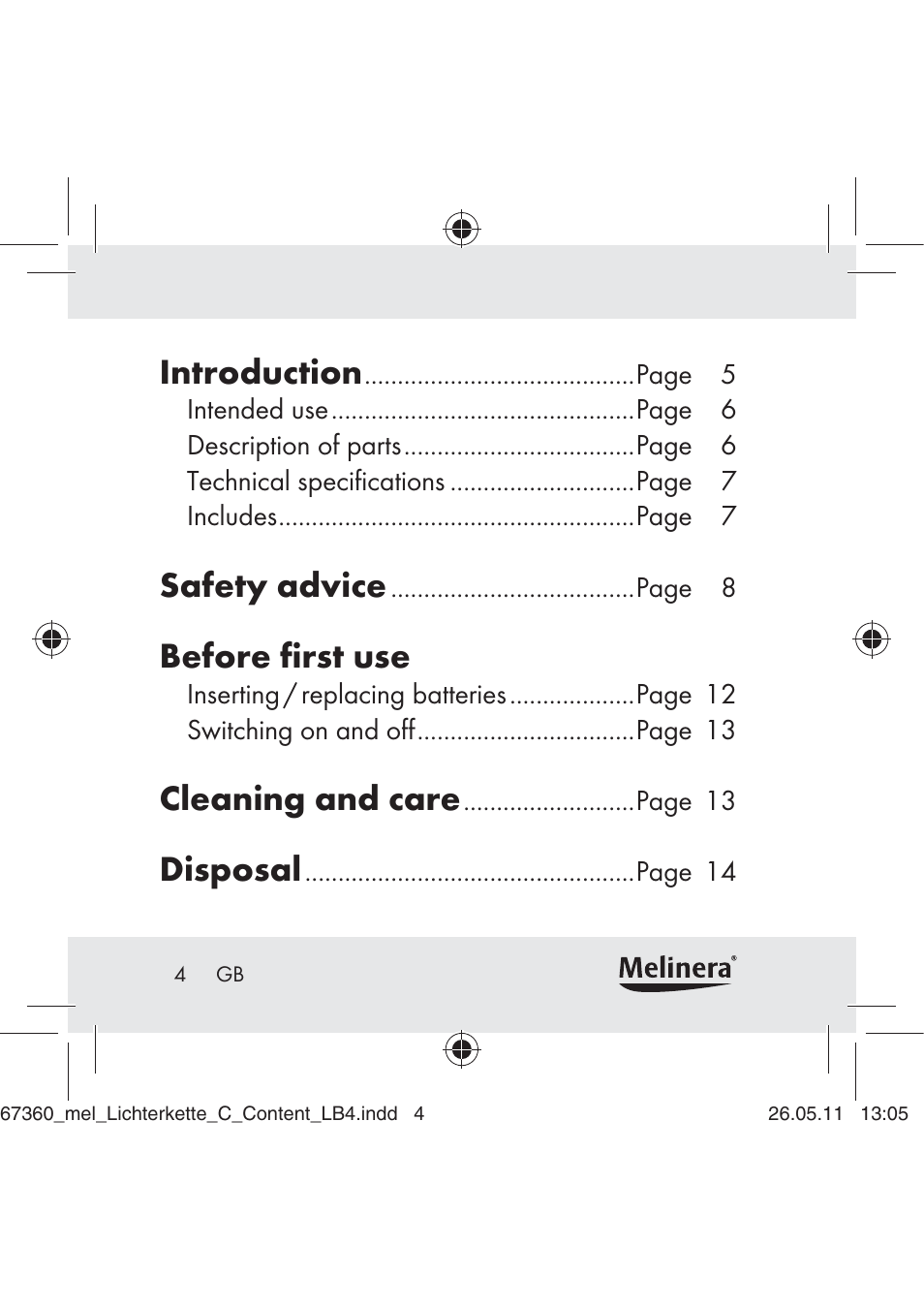 Introduction, Safety advice, Before first use | Cleaning and care, Disposal | Melinera Z30316C User Manual | Page 2 / 98