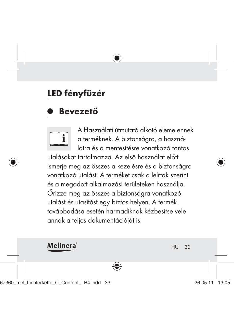 Led fényfüzér bevezető | Melinera Z30316C User Manual | Page 31 / 98