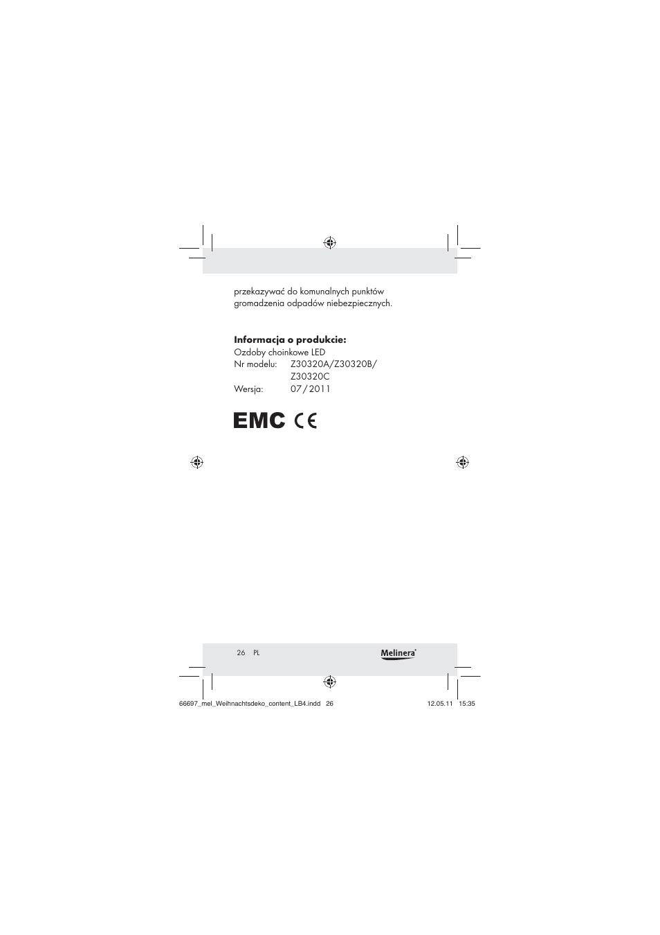 Melinera Z30320 User Manual | Page 24 / 75