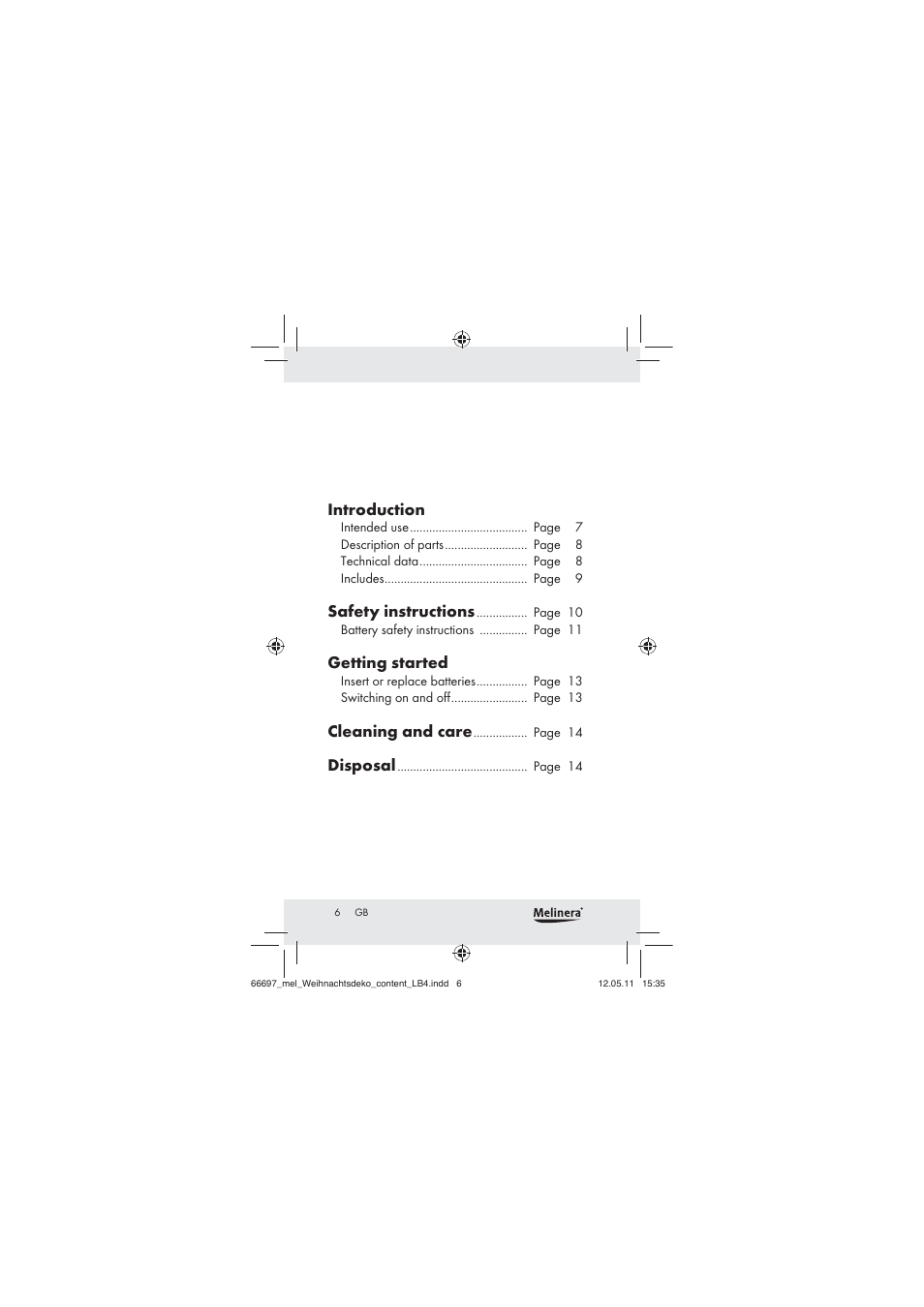Melinera Z30320 User Manual | Page 4 / 75