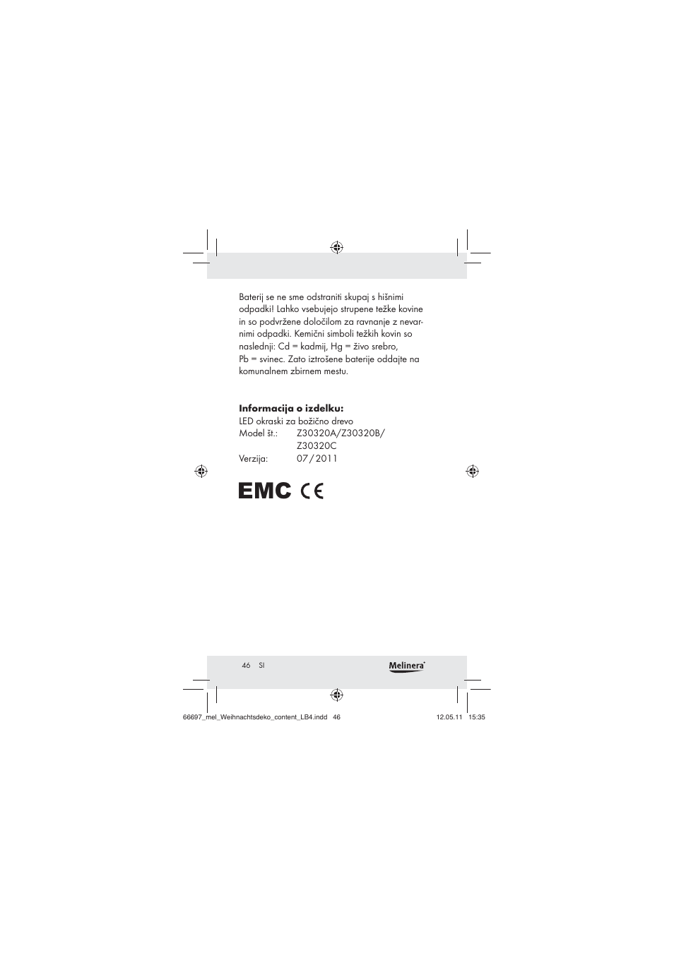 Melinera Z30320 User Manual | Page 44 / 75