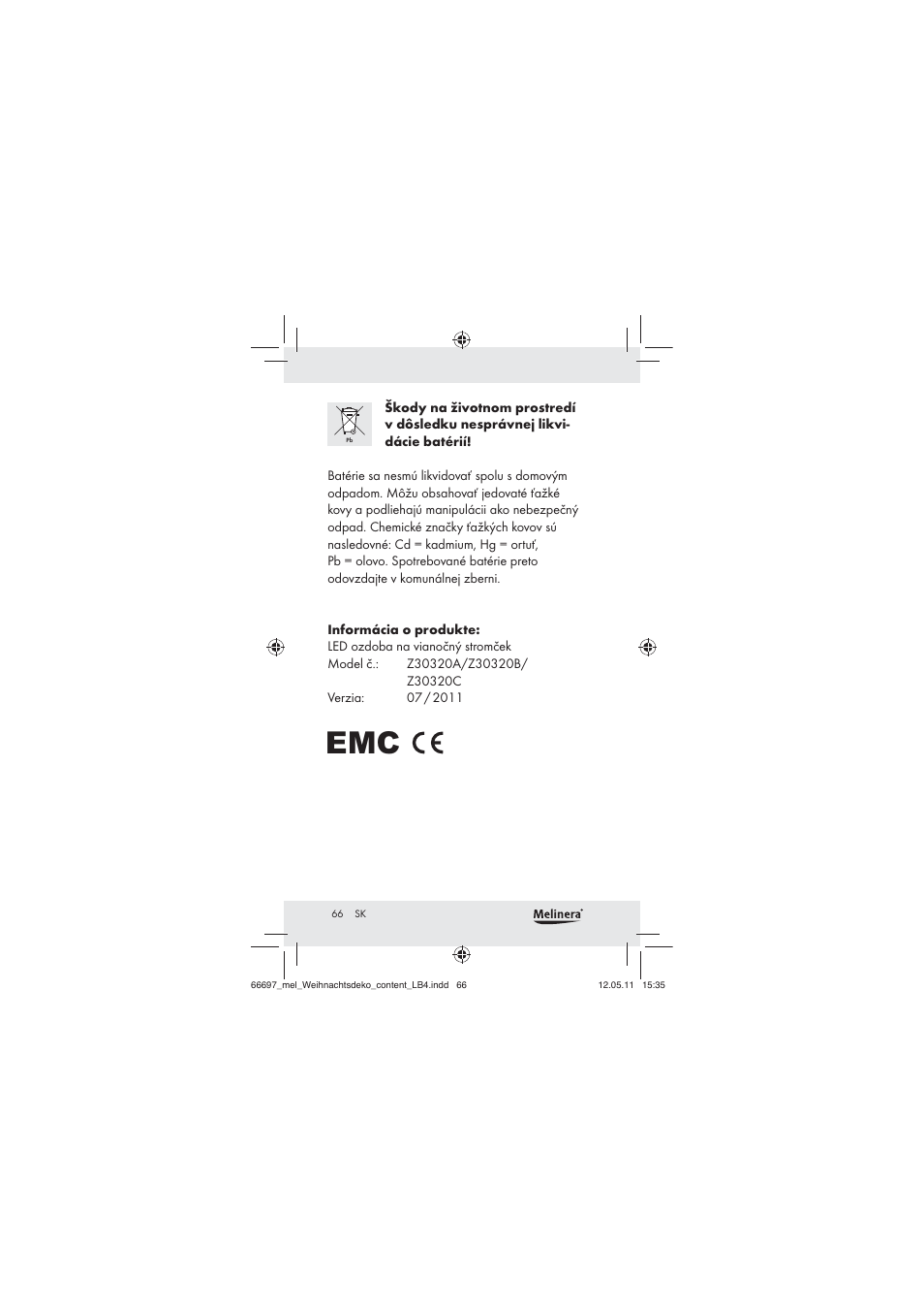Melinera Z30320 User Manual | Page 64 / 75
