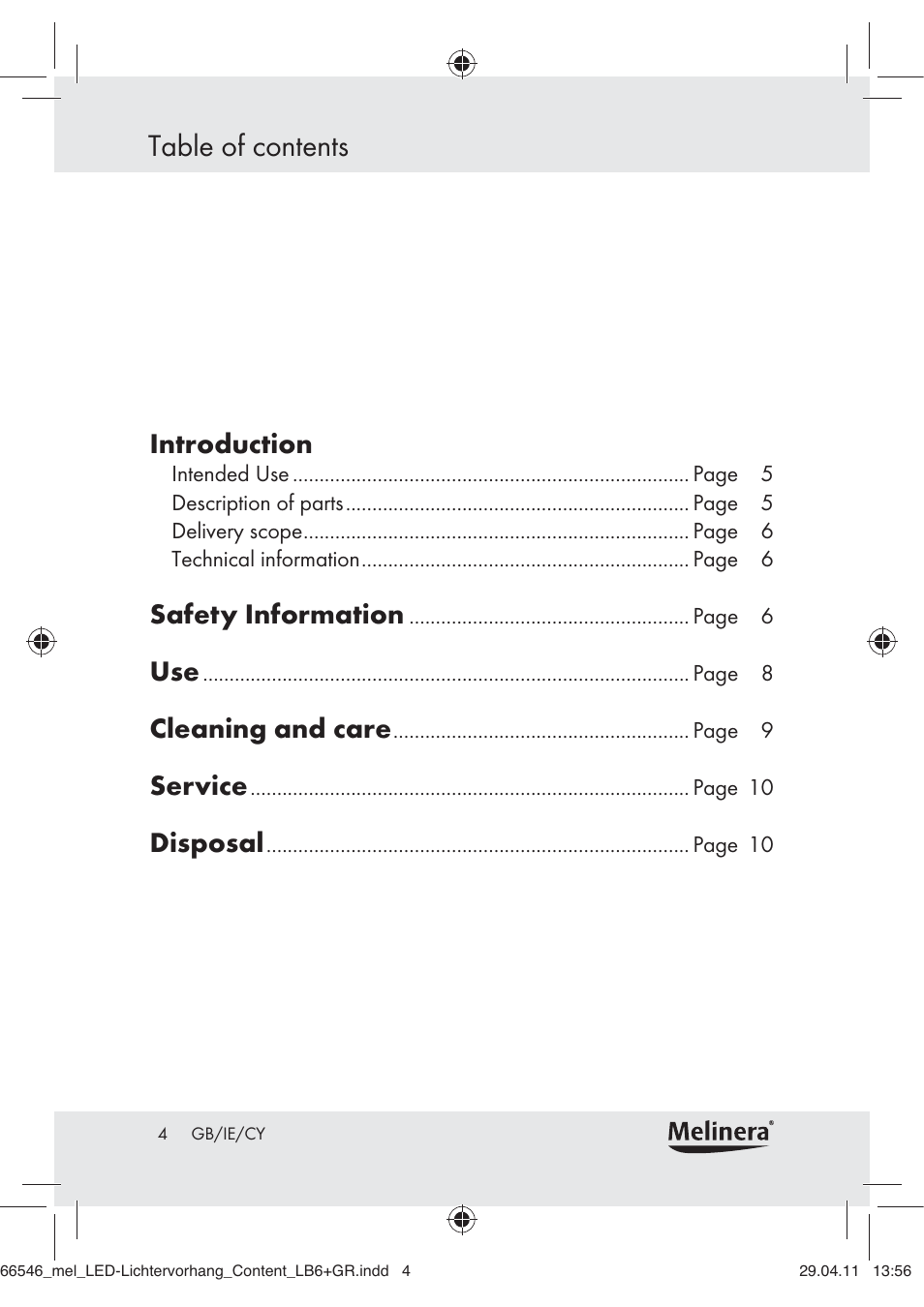 Melinera Z30253-BS User Manual | Page 2 / 17