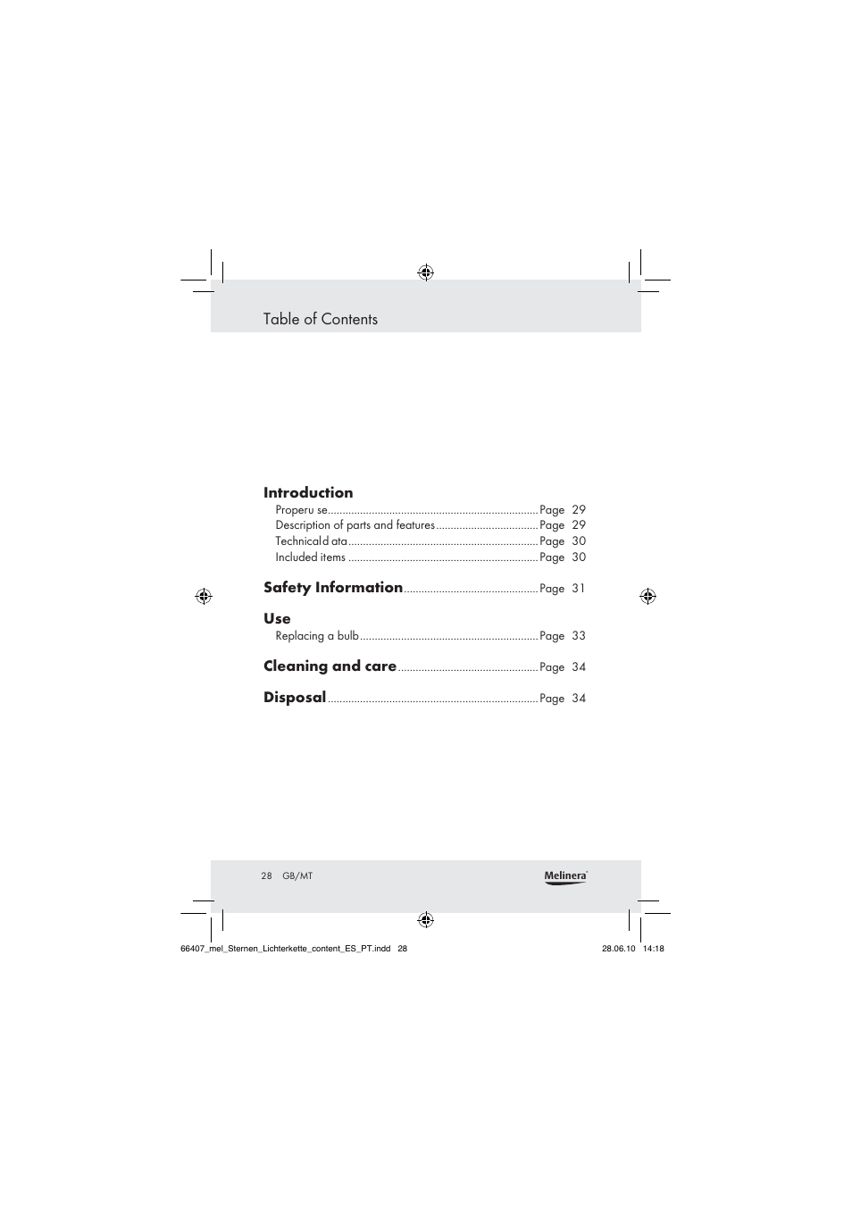 Melinera Z30171 User Manual | Page 26 / 41