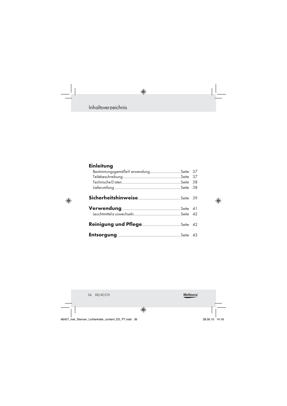 Melinera Z30171 User Manual | Page 34 / 41