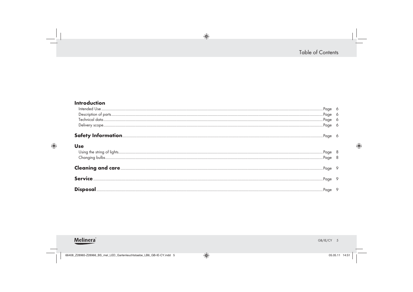 Melinera Z28965-BS User Manual | Page 3 / 14