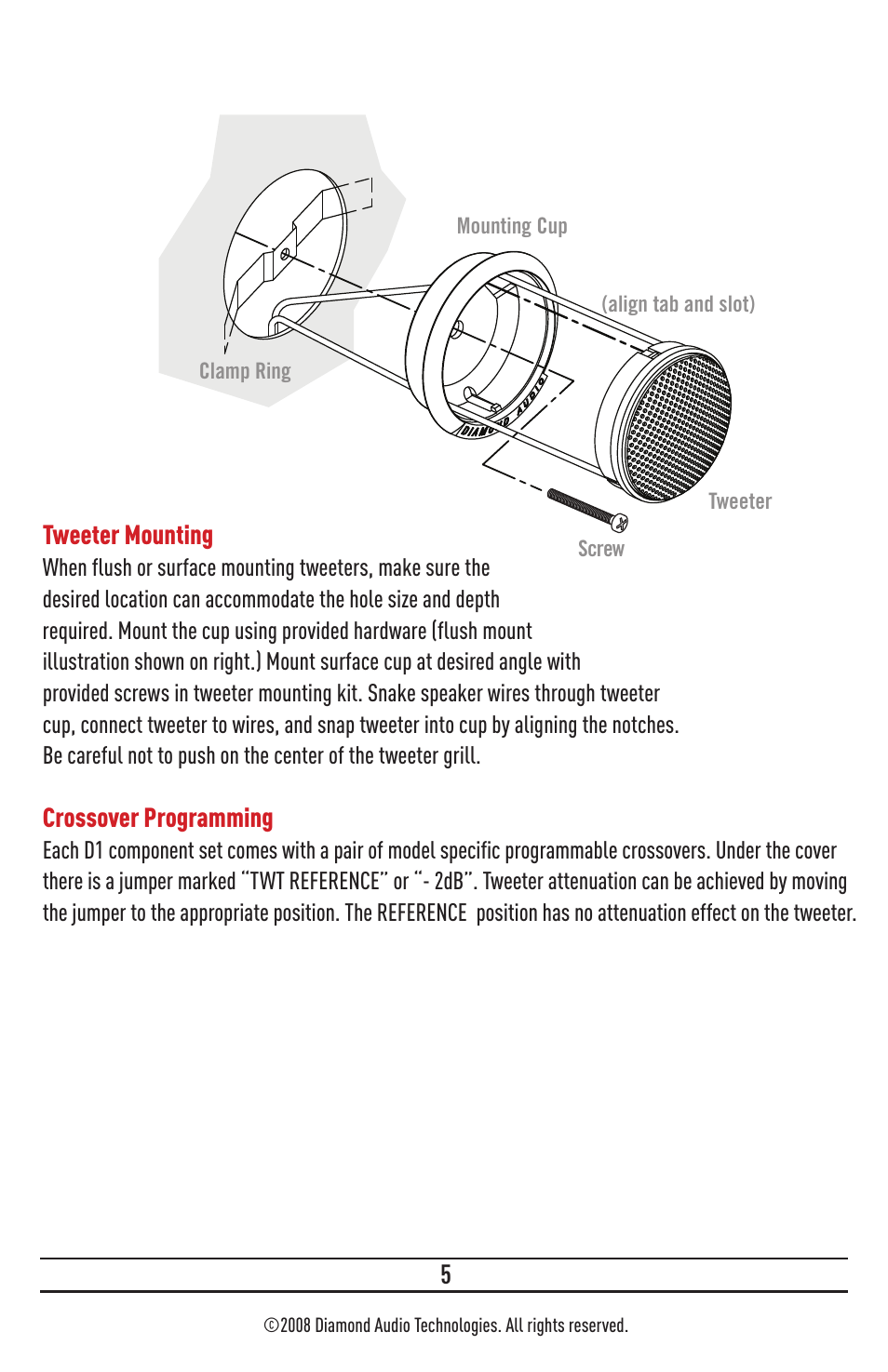 Diamond Audio Technology D161.5 User Manual | Page 5 / 8