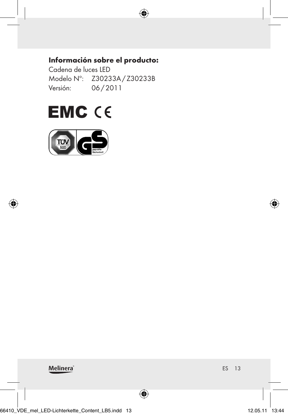 Melinera Z30233A-BS/Z30233B-BS User Manual | Page 11 / 49