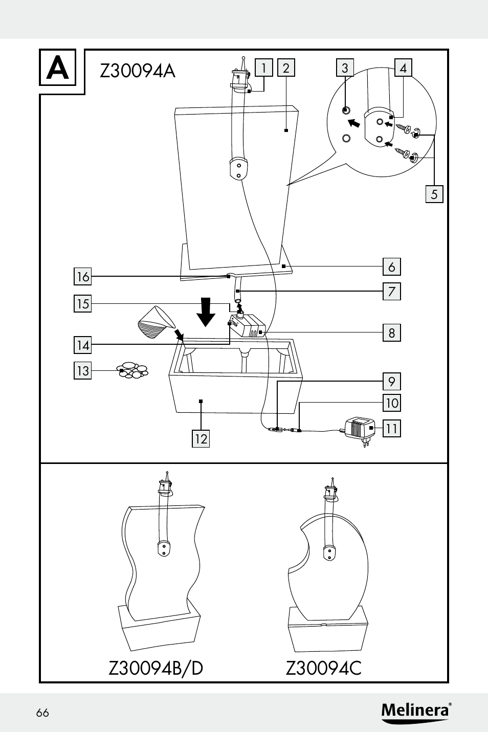 Melinera Z30094A-D User Manual | Page 66 / 68