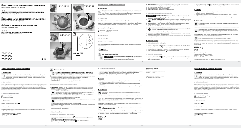 Melinera Z30535 User Manual | 2 pages