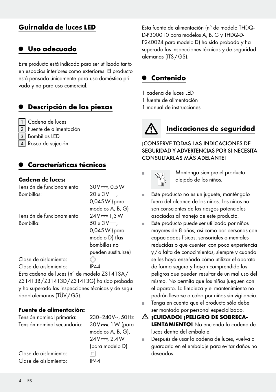 Melinera Z31413 User Manual | Page 4 / 19