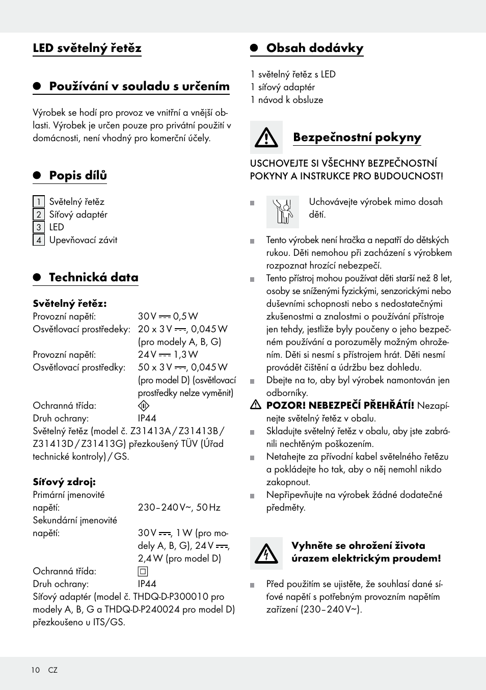 Melinera Z31413 User Manual | Page 10 / 19