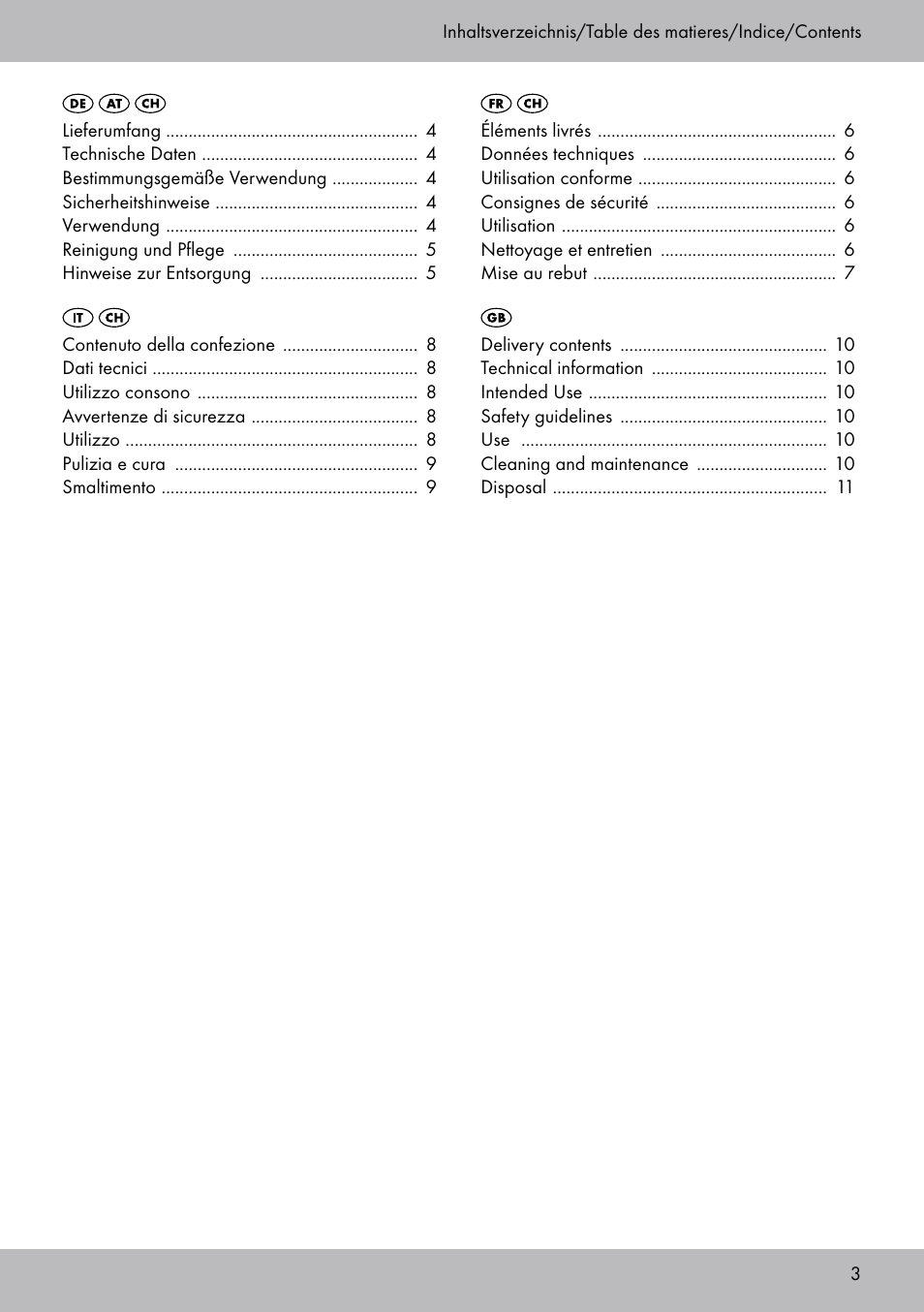 Melinera BL-2042 User Manual | Page 3 / 12