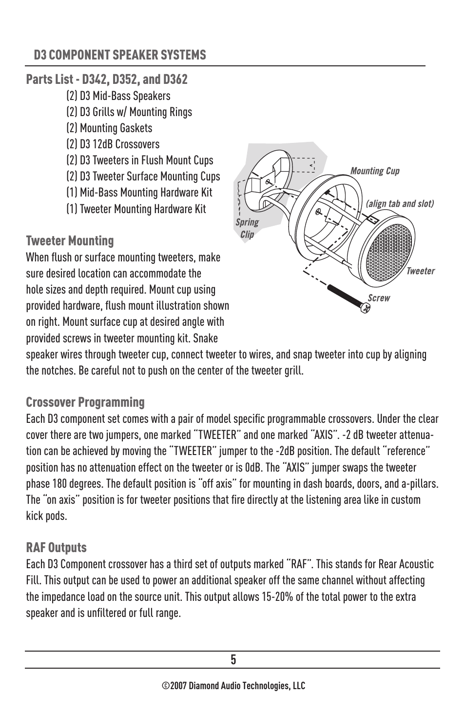 Diamond D342 User Manual | Page 5 / 8