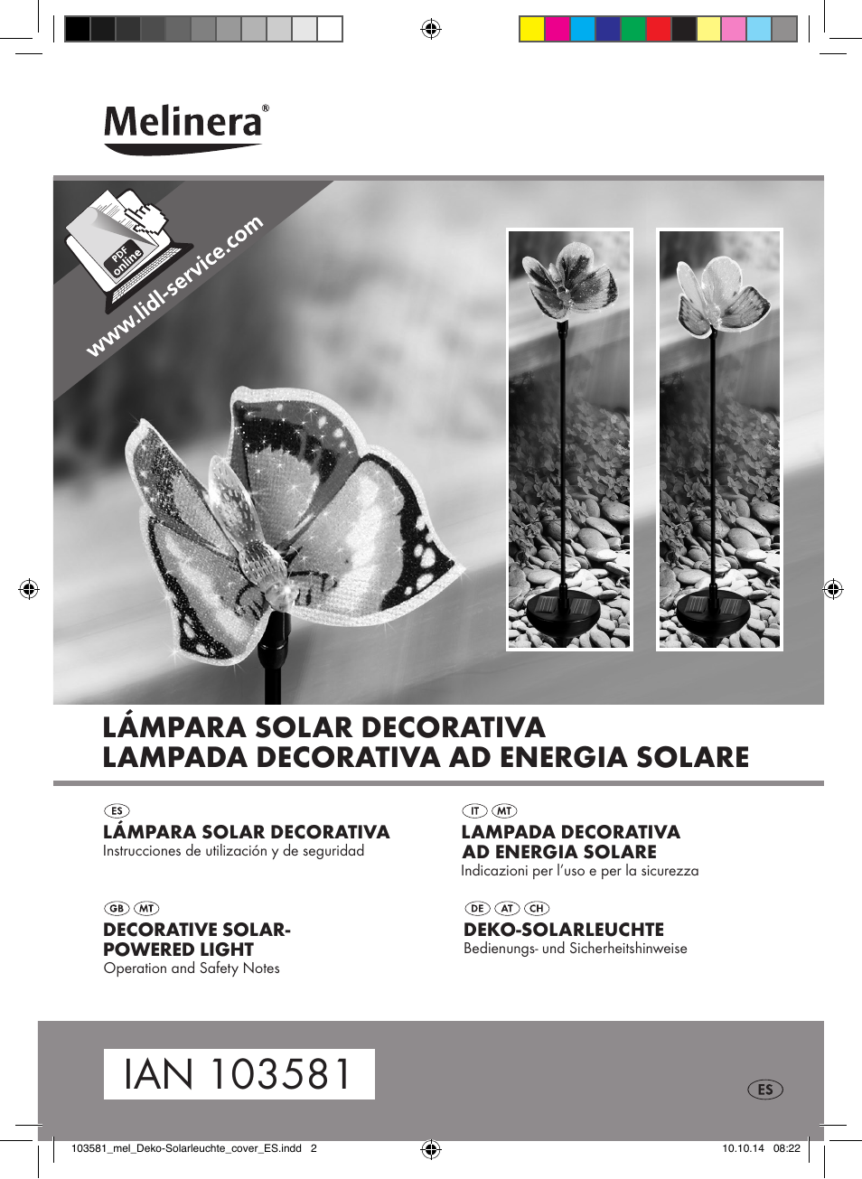 Melinera 103581-14-0х User Manual | 20 pages