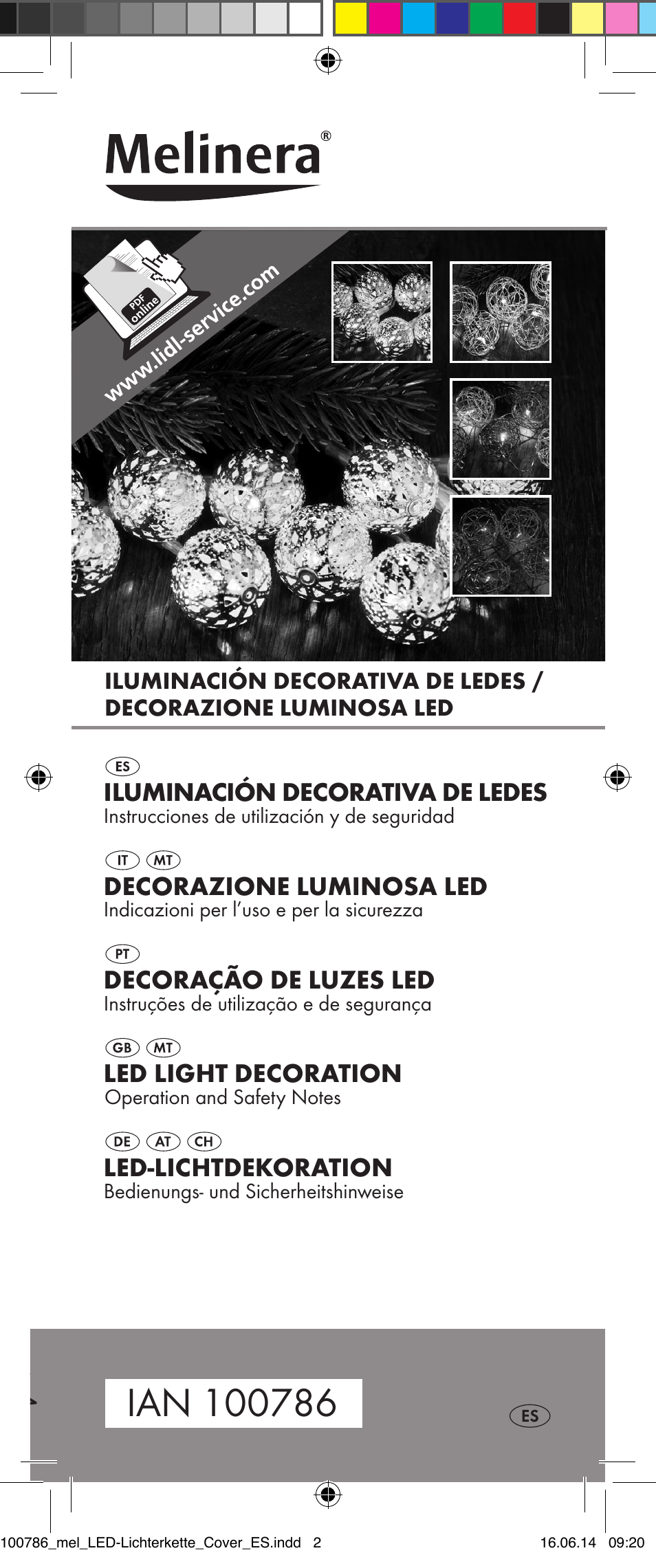 Melinera 100786-14-01/02/03/04/05 User Manual | 34 pages