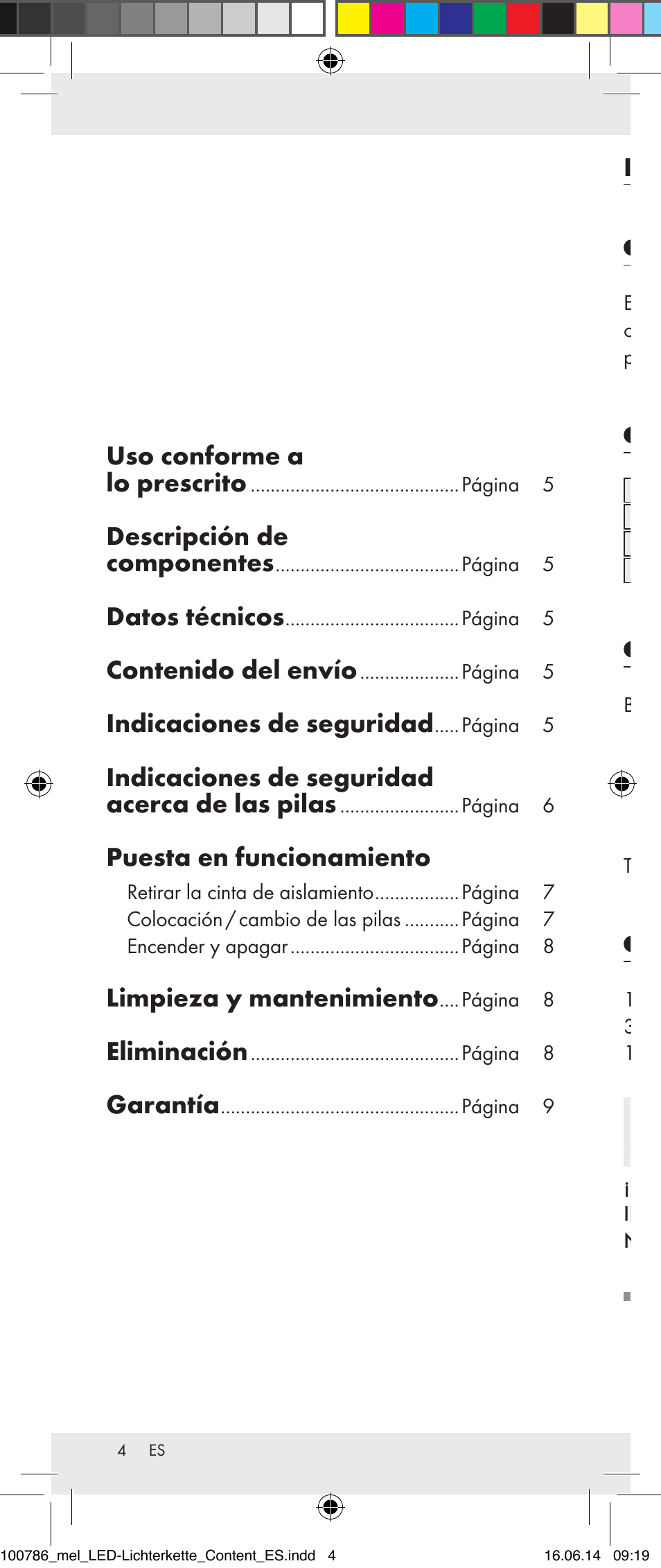 Melinera 100786-14-01/02/03/04/05 User Manual | Page 4 / 34