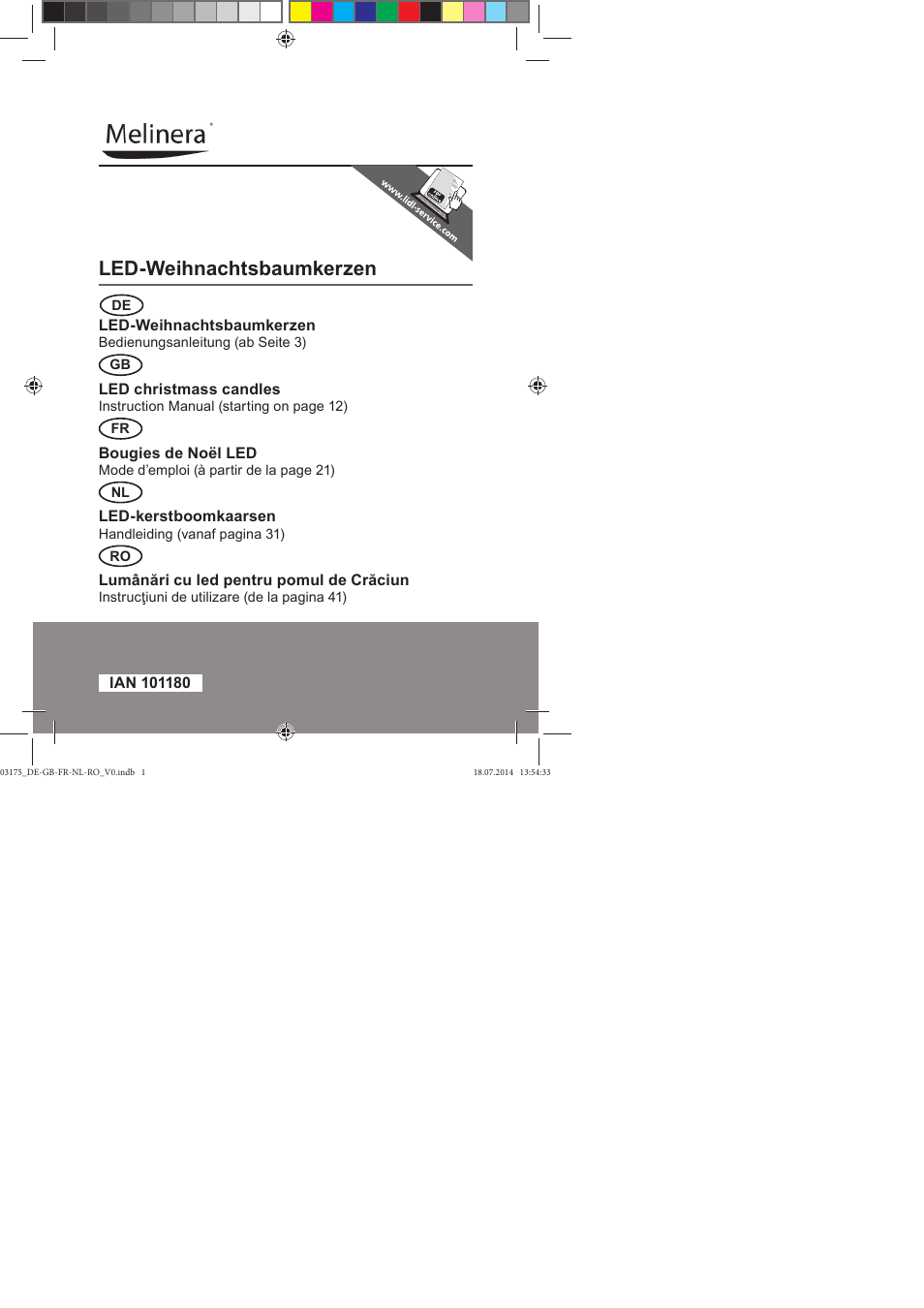 Melinera LED Christmas Tree Lights User Manual | 52 pages