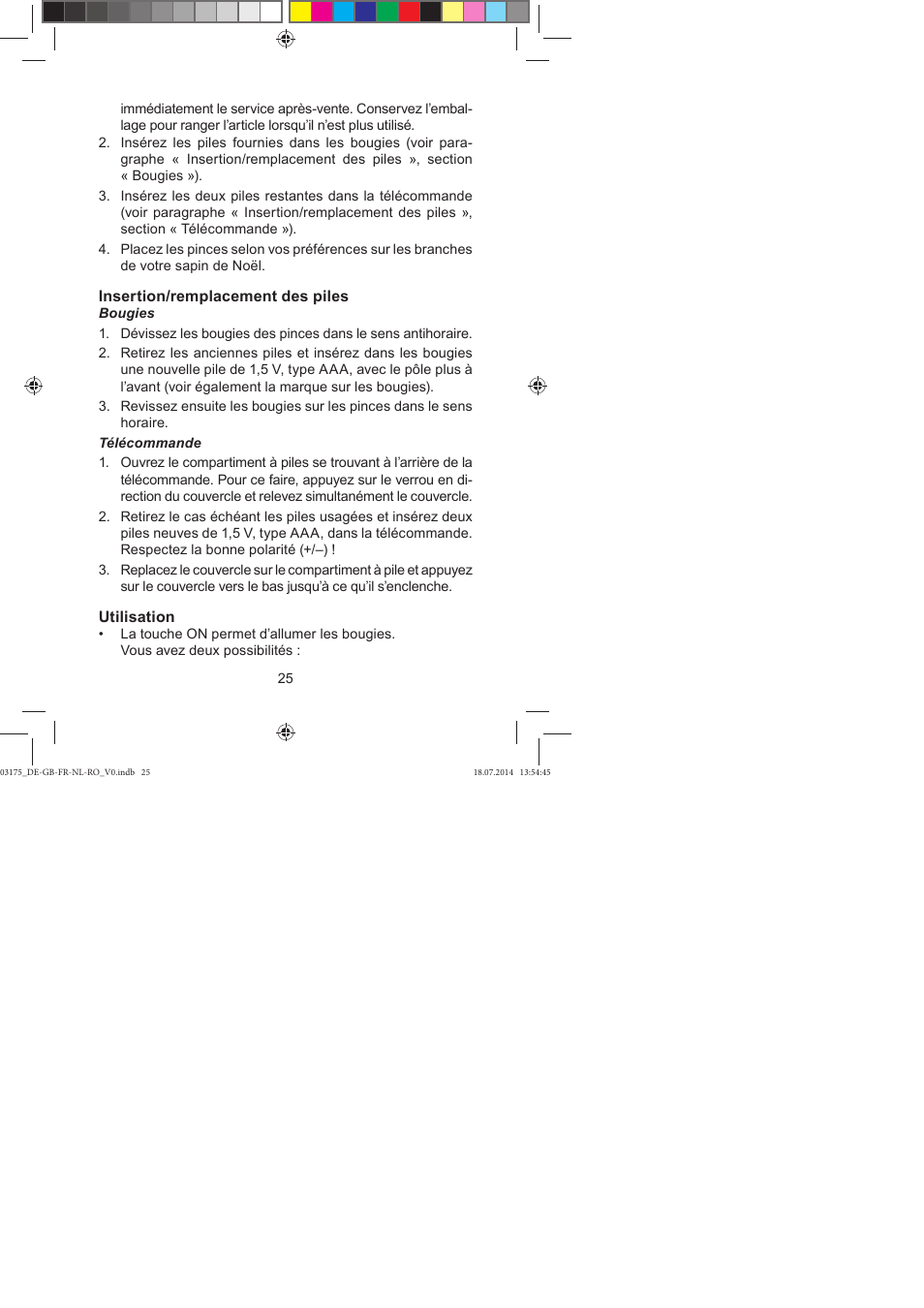 Melinera LED Christmas Tree Lights User Manual | Page 25 / 52