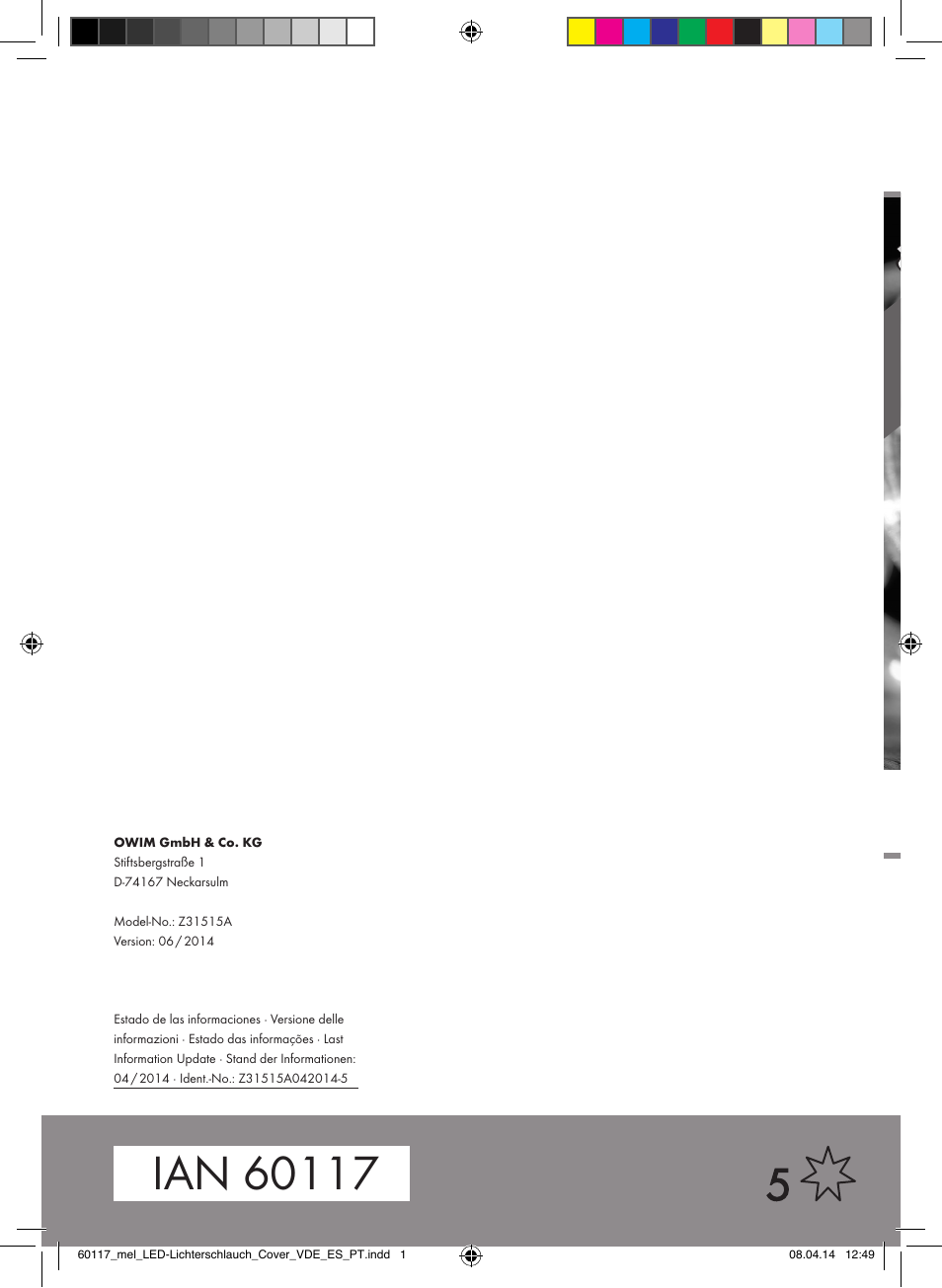 Melinera Z31515A-BS User Manual | Page 22 / 22