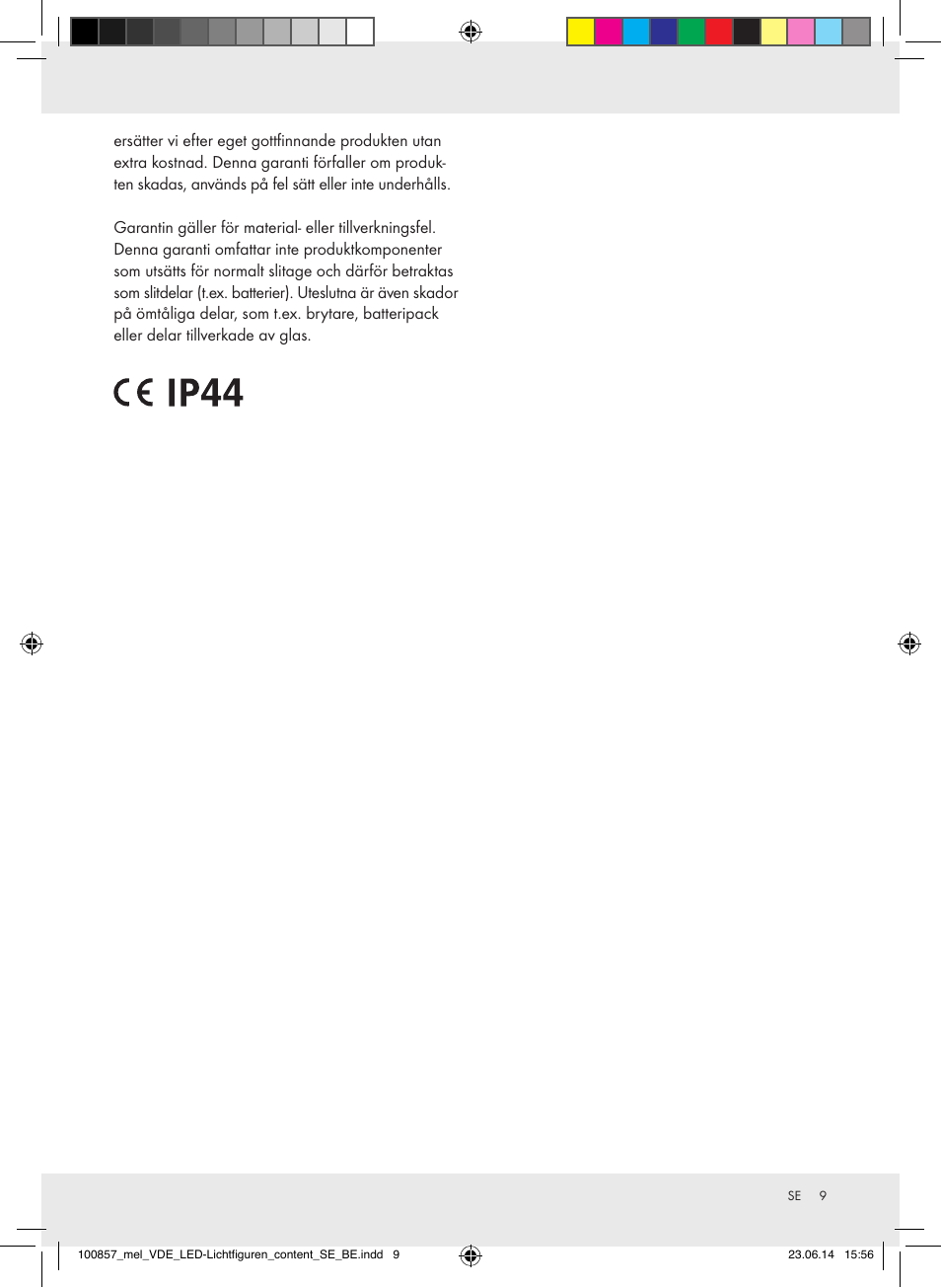 Melinera 100857-14-0х User Manual | Page 9 / 19