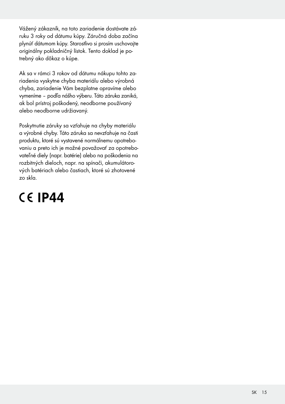 Melinera Z31513-BS User Manual | Page 15 / 19