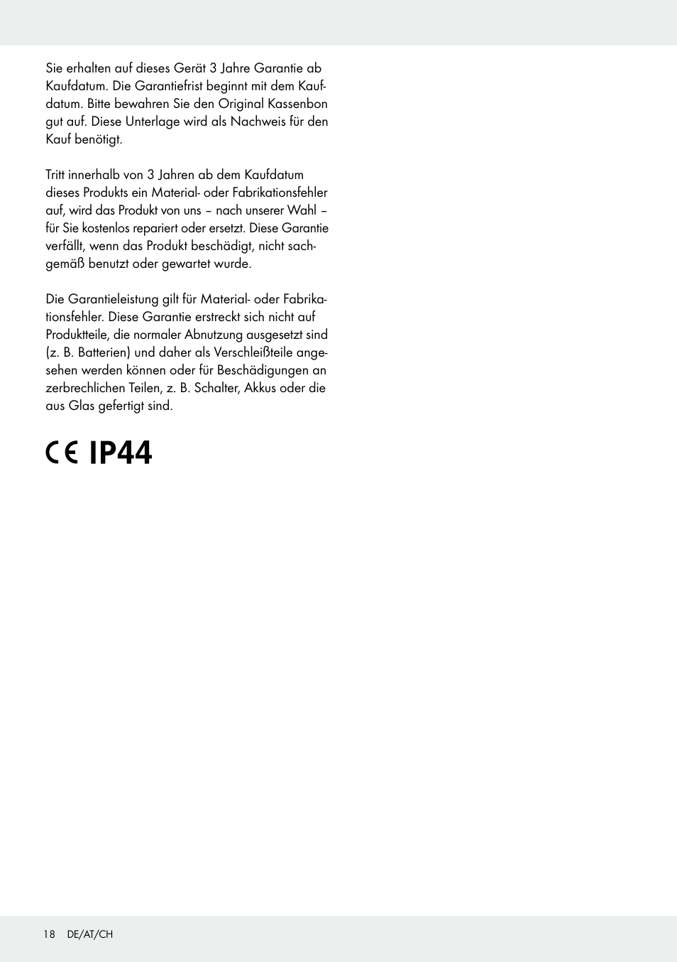 Melinera Z31513-BS User Manual | Page 18 / 19