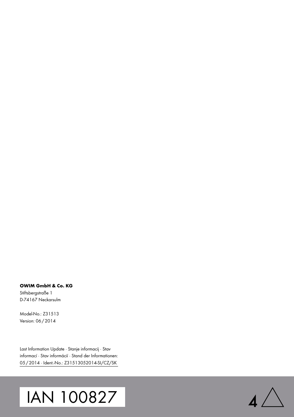 Melinera Z31513-BS User Manual | Page 19 / 19