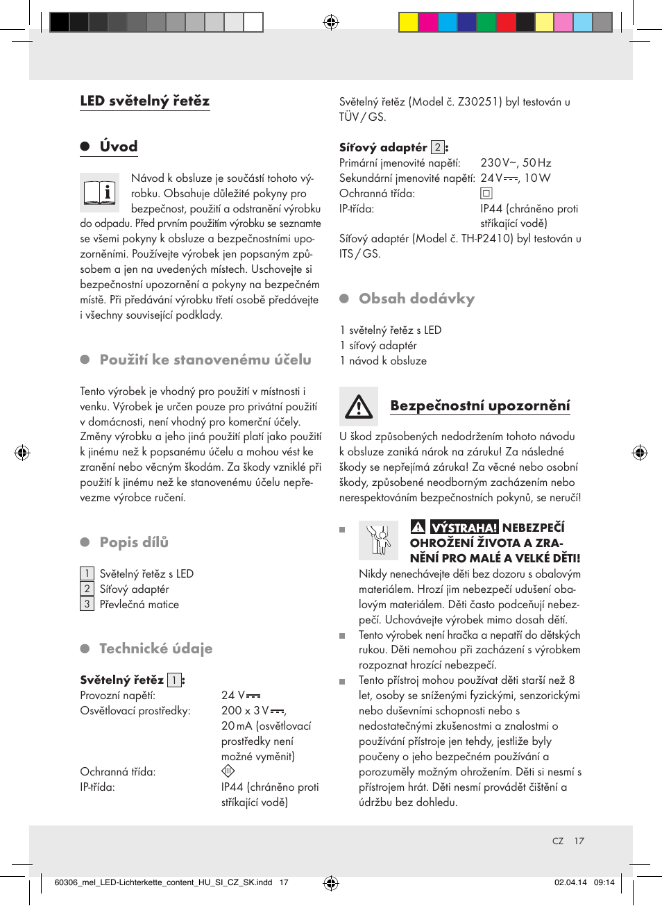 Melinera Z30251-BS User Manual | Page 17 / 26