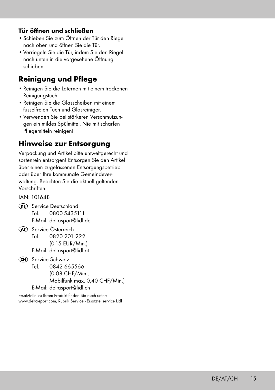 Reinigung und pflege, Hinweise zur entsorgung | Melinera LS-1963 User Manual | Page 15 / 16