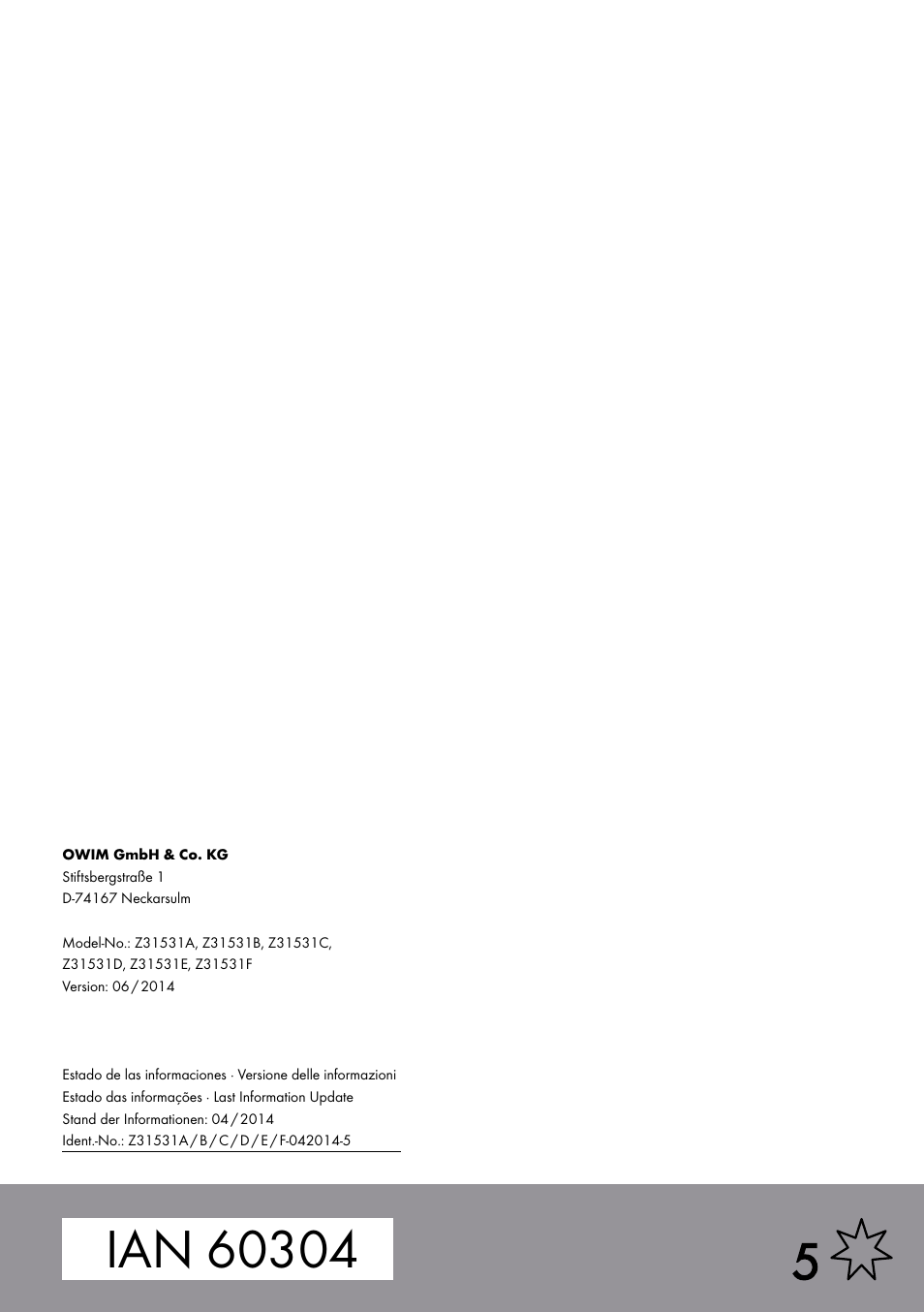 Melinera Z31531 User Manual | Page 24 / 24