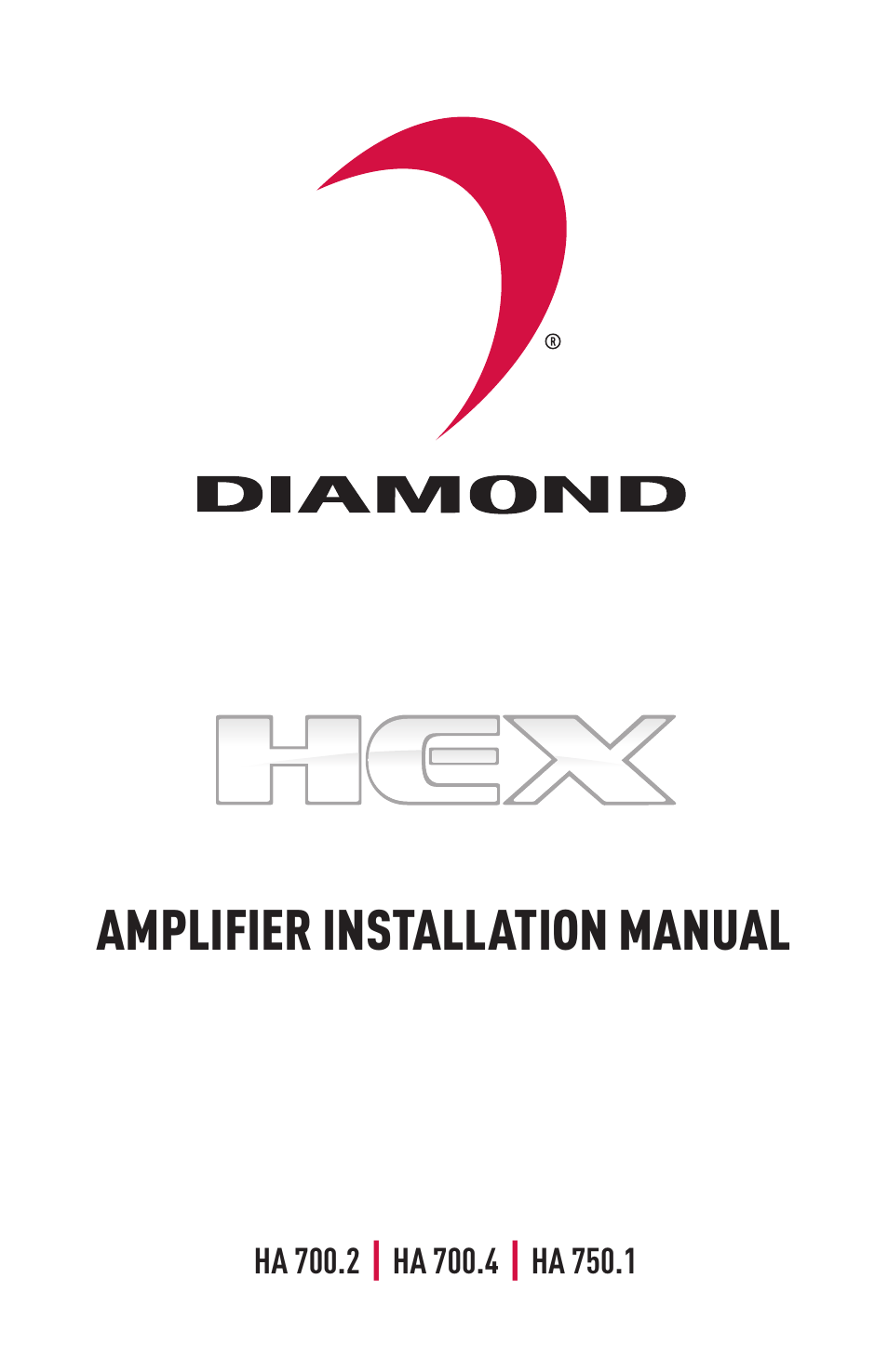 Diamond Audio Technology HA 700.2 User Manual | 12 pages