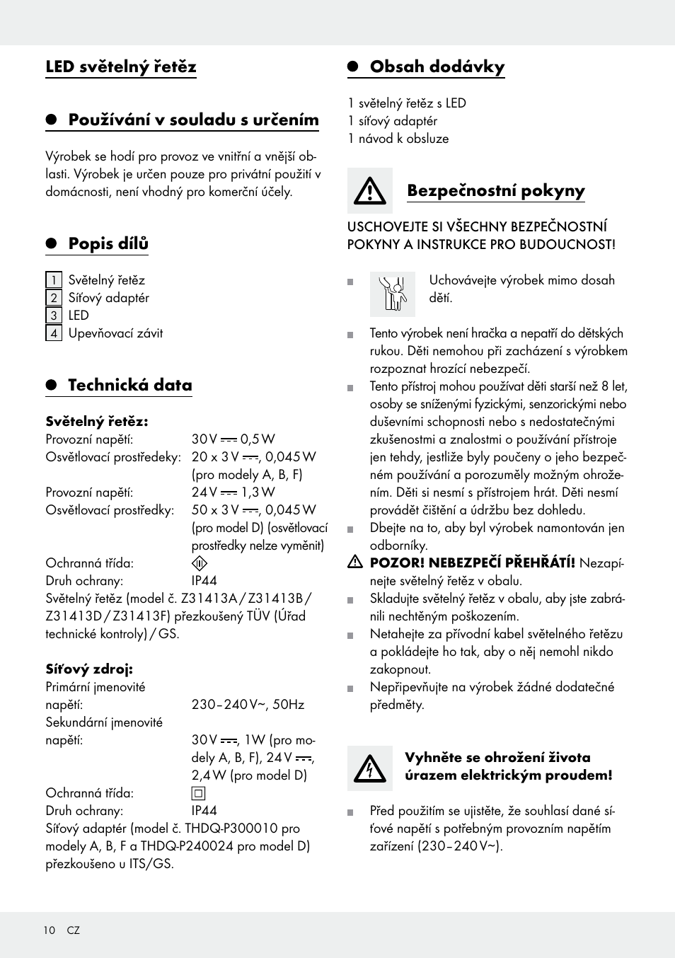 Melinera Z31413 User Manual | Page 10 / 16
