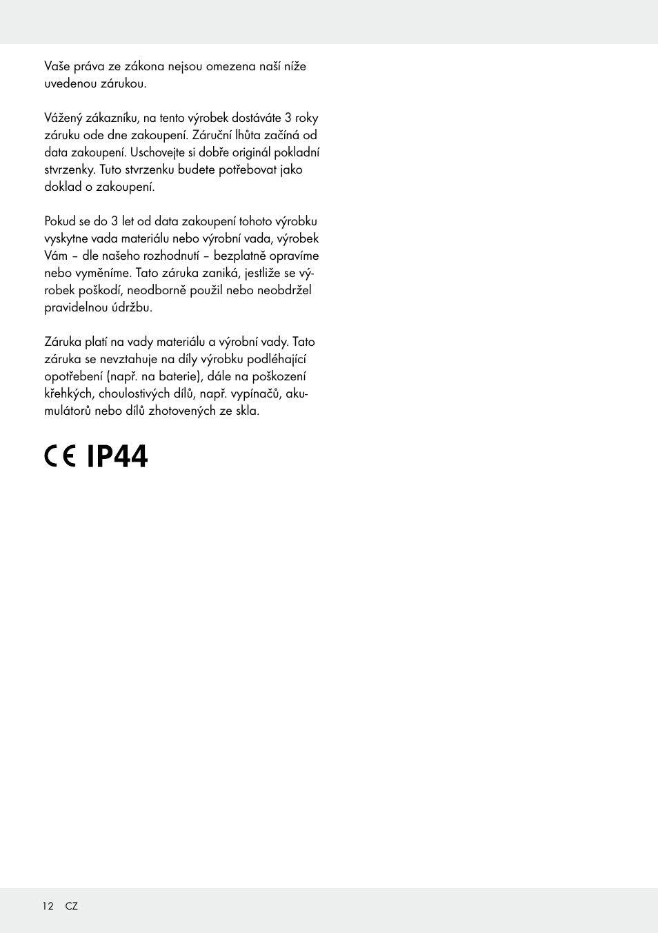 Melinera Z31413 User Manual | Page 12 / 16