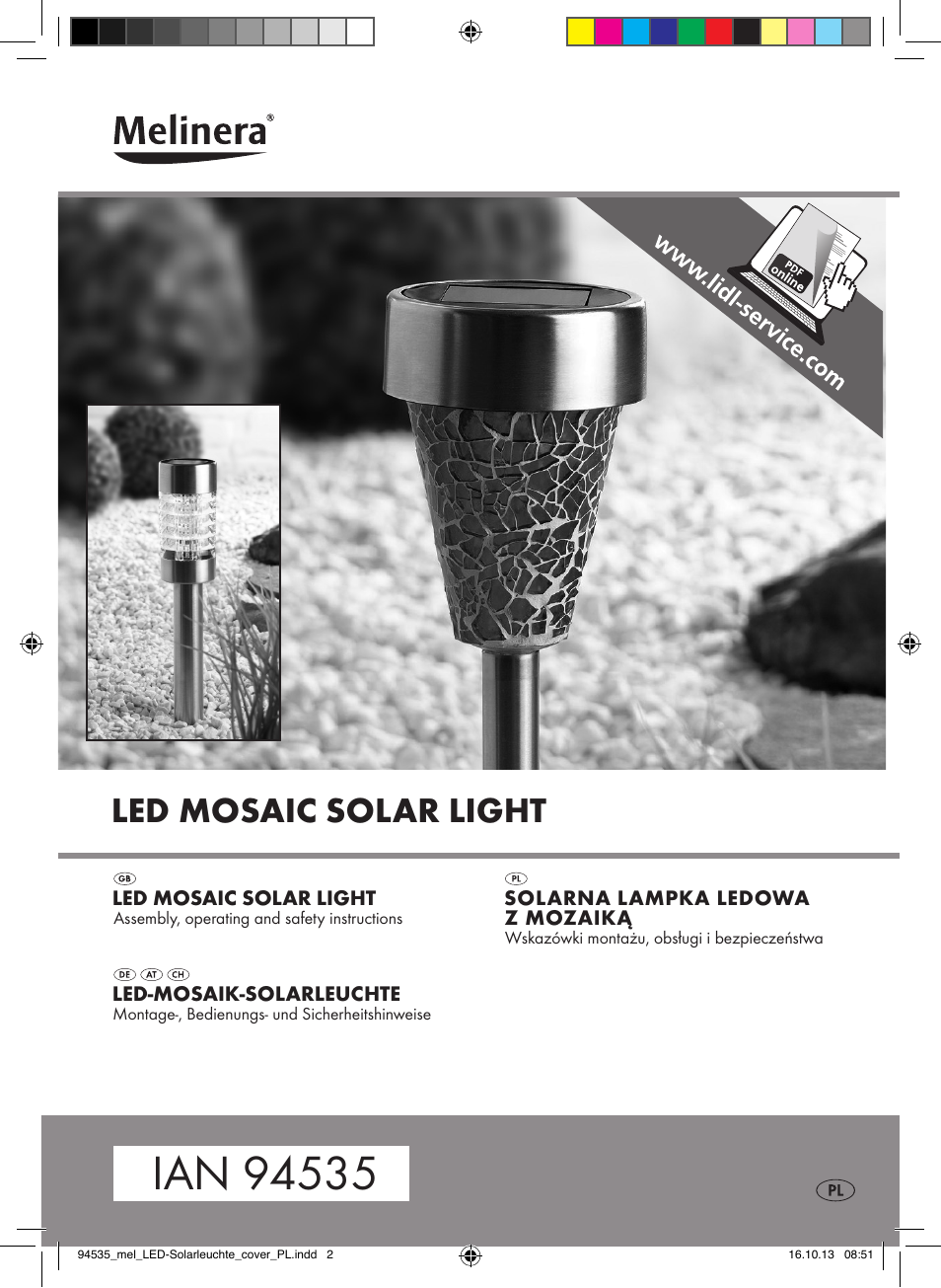 Melinera Z31826A/Z31826B/Z31826C/Z31826D User Manual | 17 pages