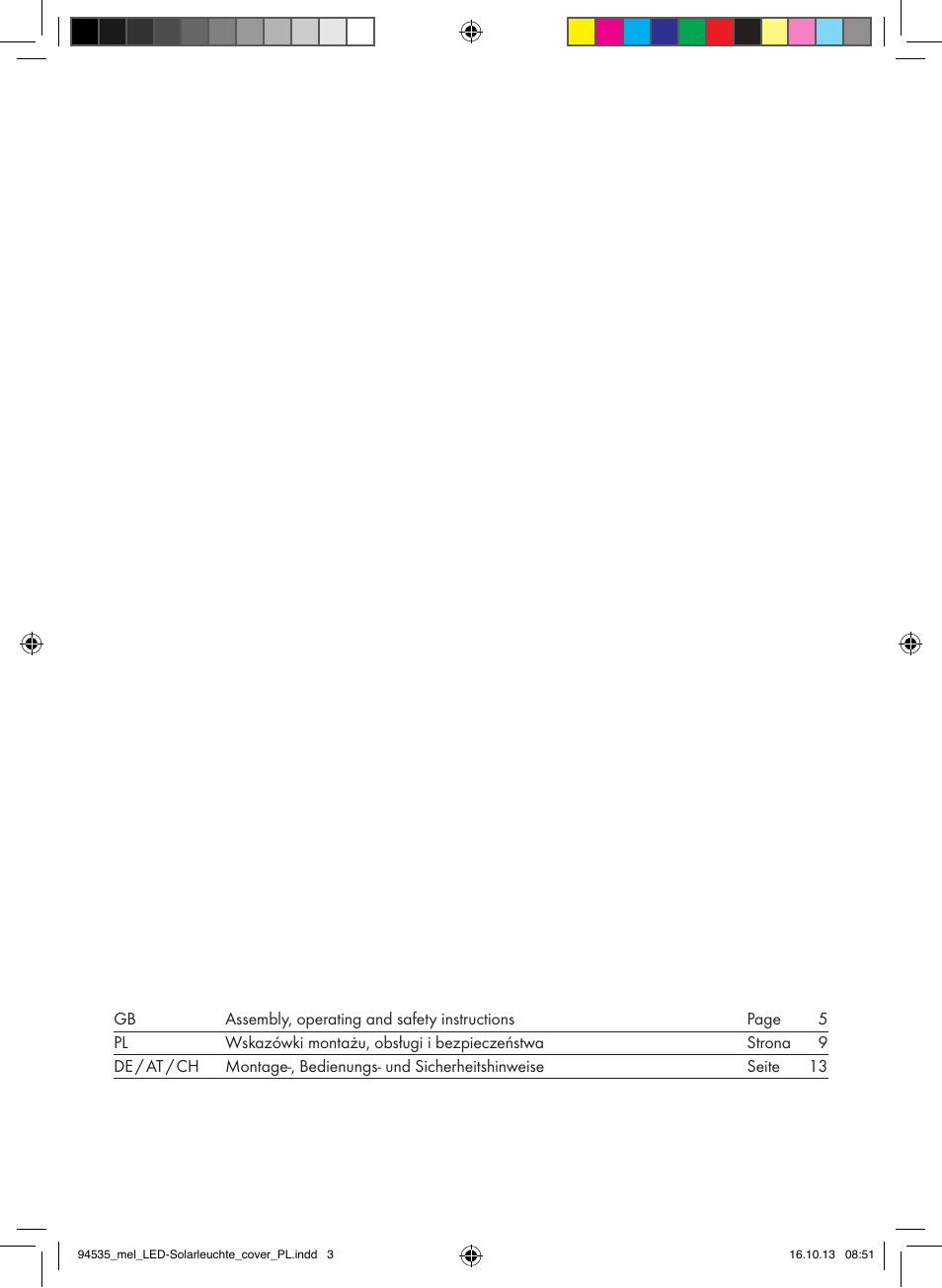 Melinera Z31826A/Z31826B/Z31826C/Z31826D User Manual | Page 2 / 17