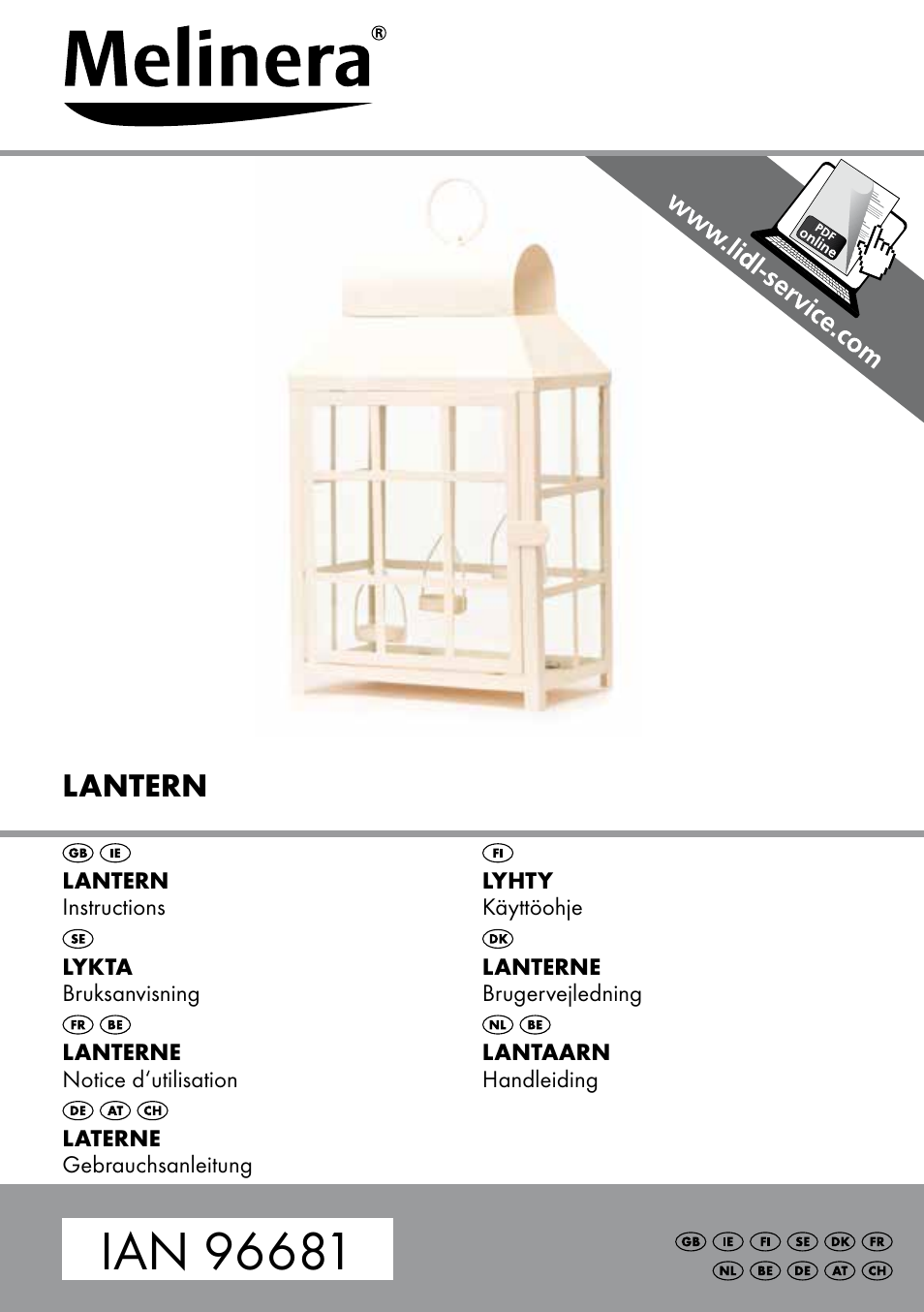 Melinera BL-1833 User Manual | 20 pages
