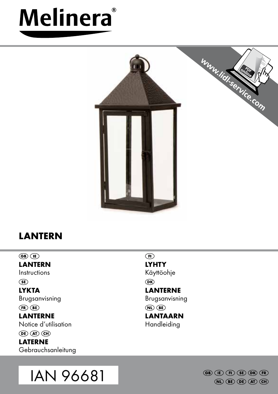 Melinera BL-1834 User Manual | 20 pages